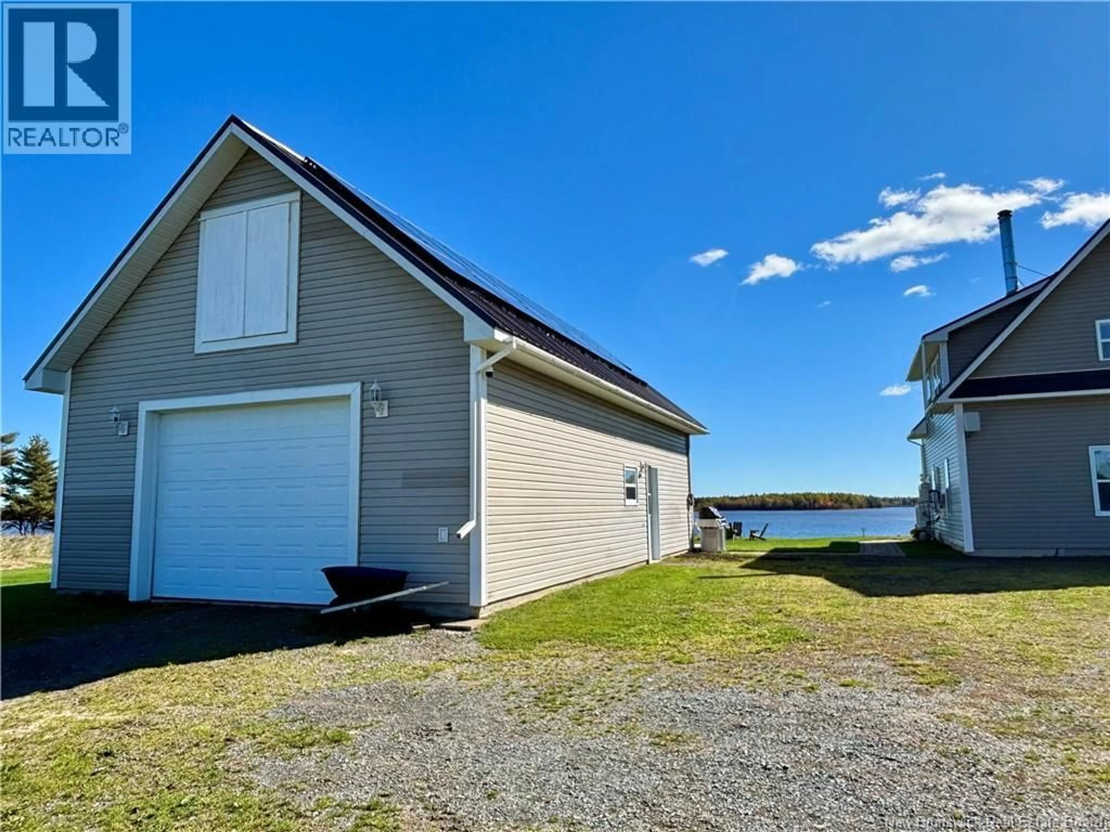 A pic from outside/outdoor area/front of a property/back of a property/a pic from drone, water/lake/river/ocean view for 1056 BLACK RIVER ROAD, Black River Bridge New Brunswick E1N5T3
