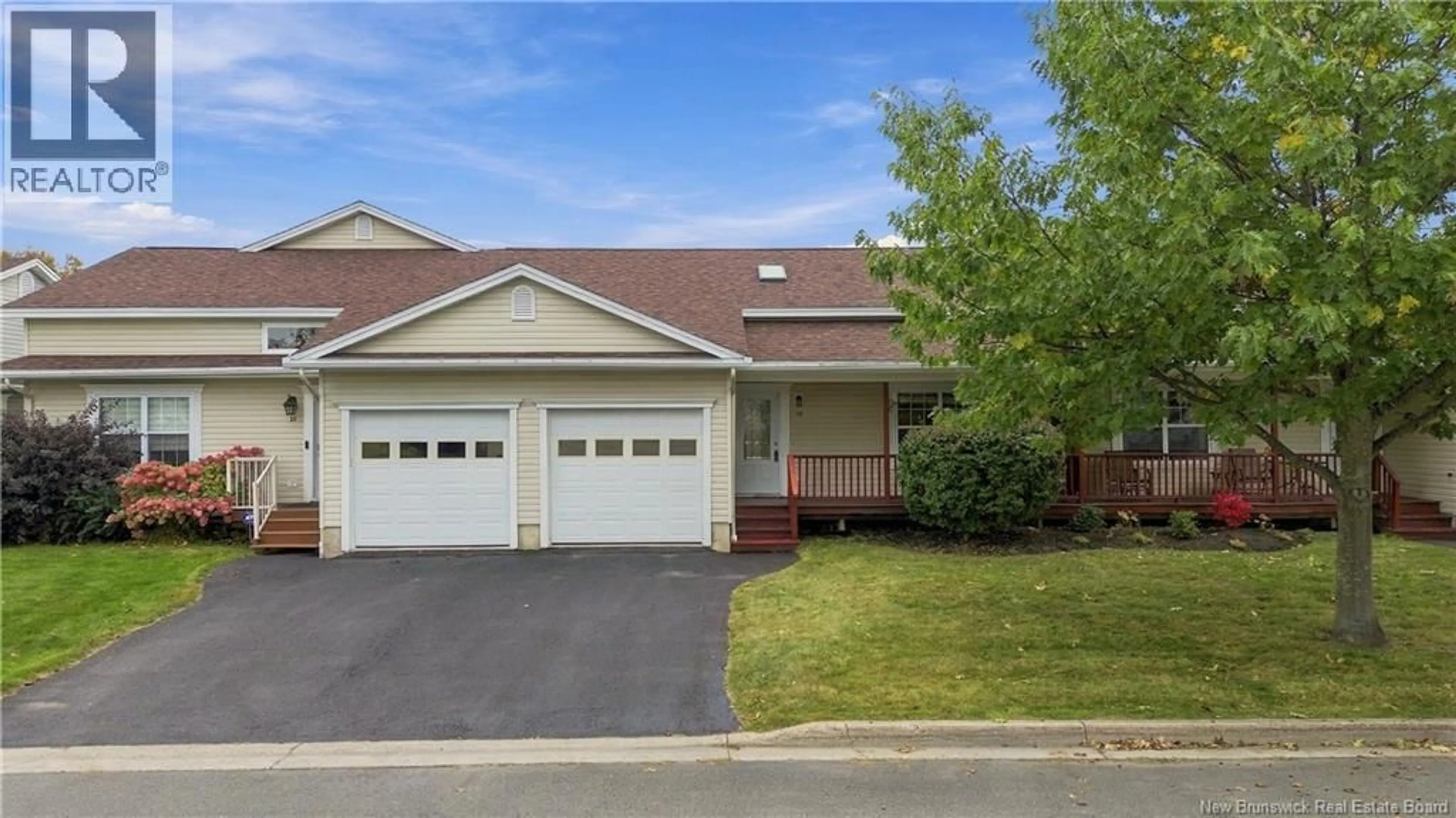 Home with vinyl exterior material, street for 28 HARLEY AVENUE, Fredericton New Brunswick E3G0J7