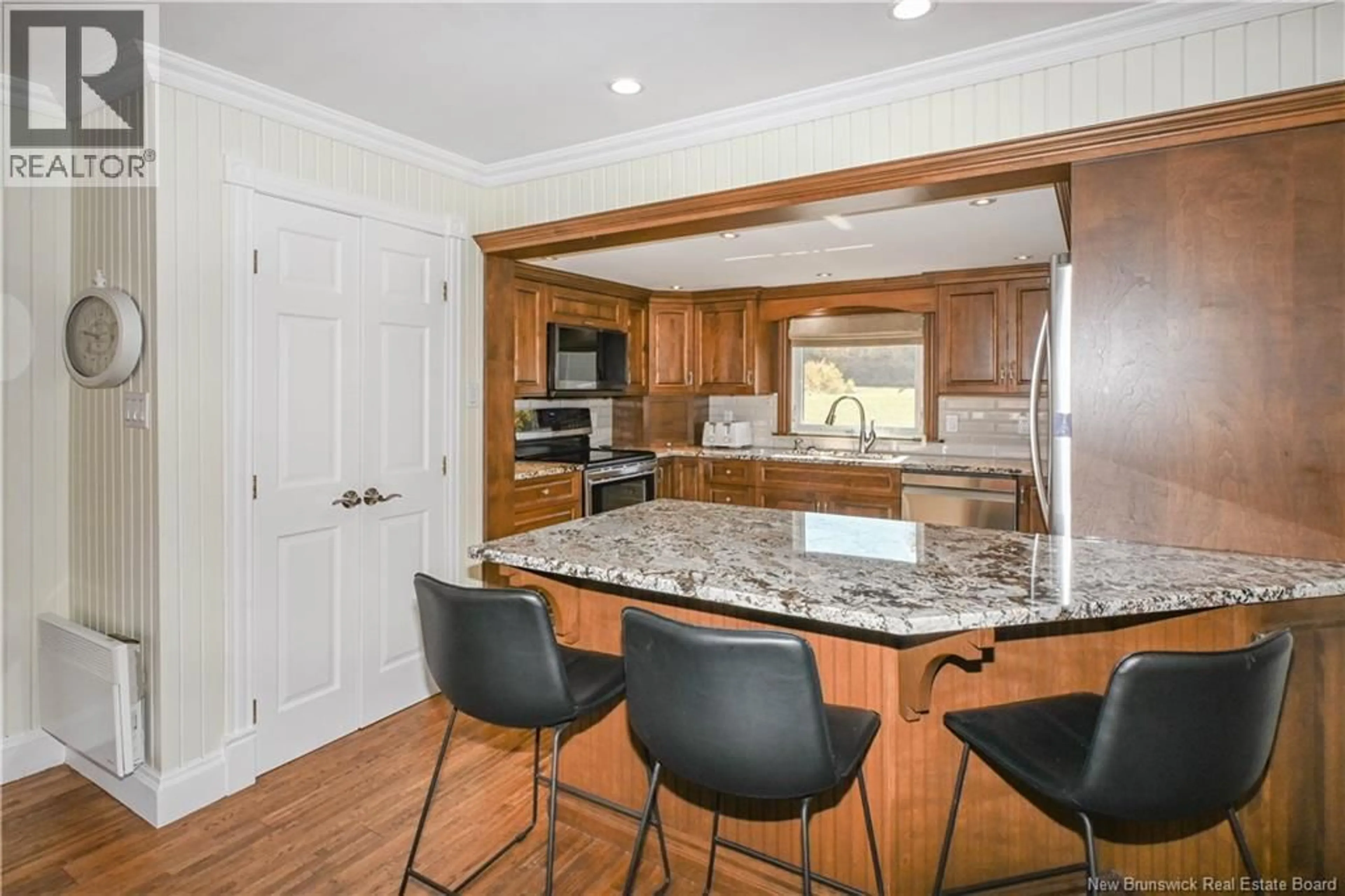 Open concept kitchen, ceramic/tile floor for 10 JP LANE, Bertrand New Brunswick E1W5R1