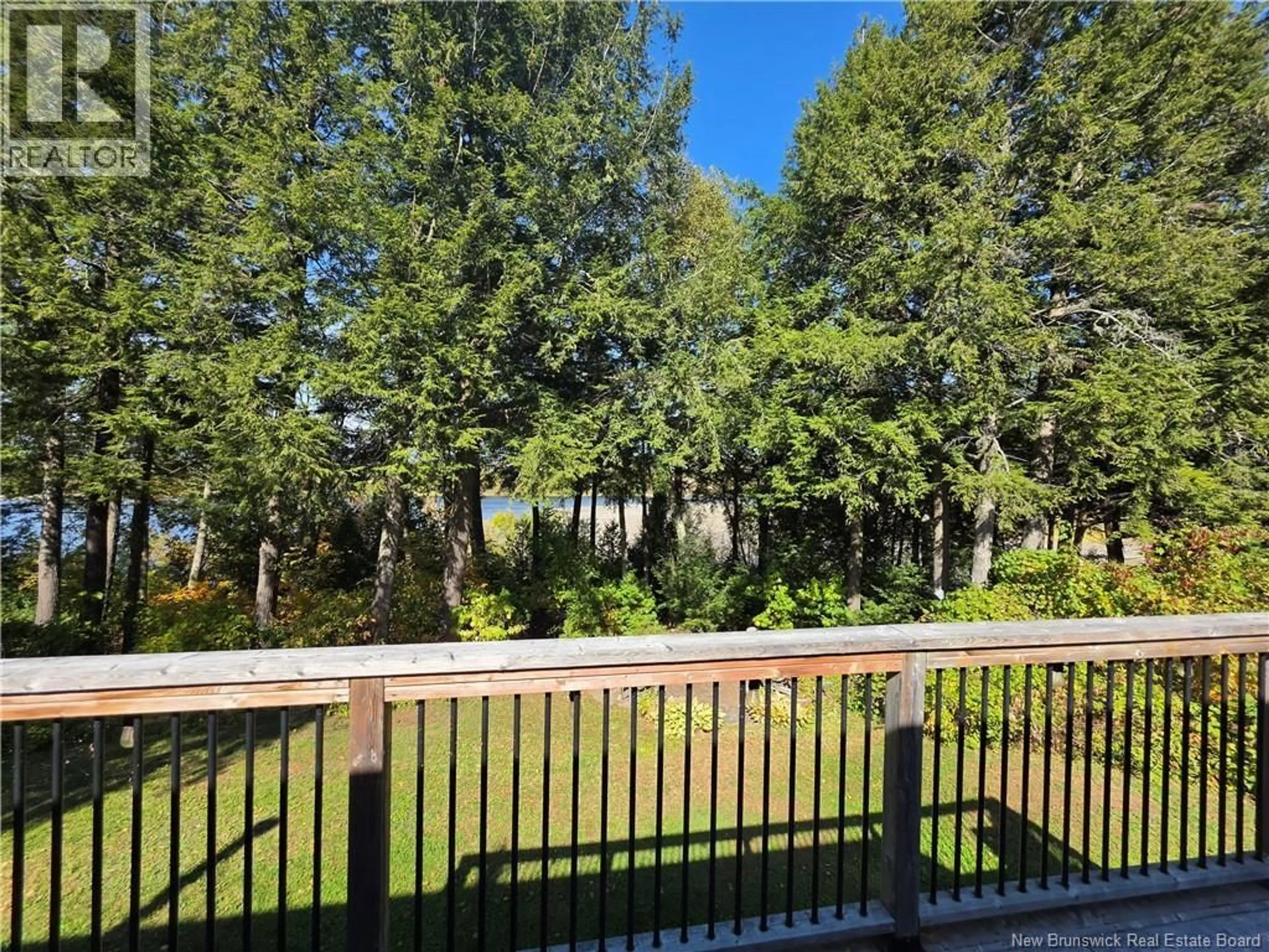 A pic from outside/outdoor area/front of a property/back of a property/a pic from drone, forest/trees view for 28 RIVER LANE, Fredericton New Brunswick E3E2G6