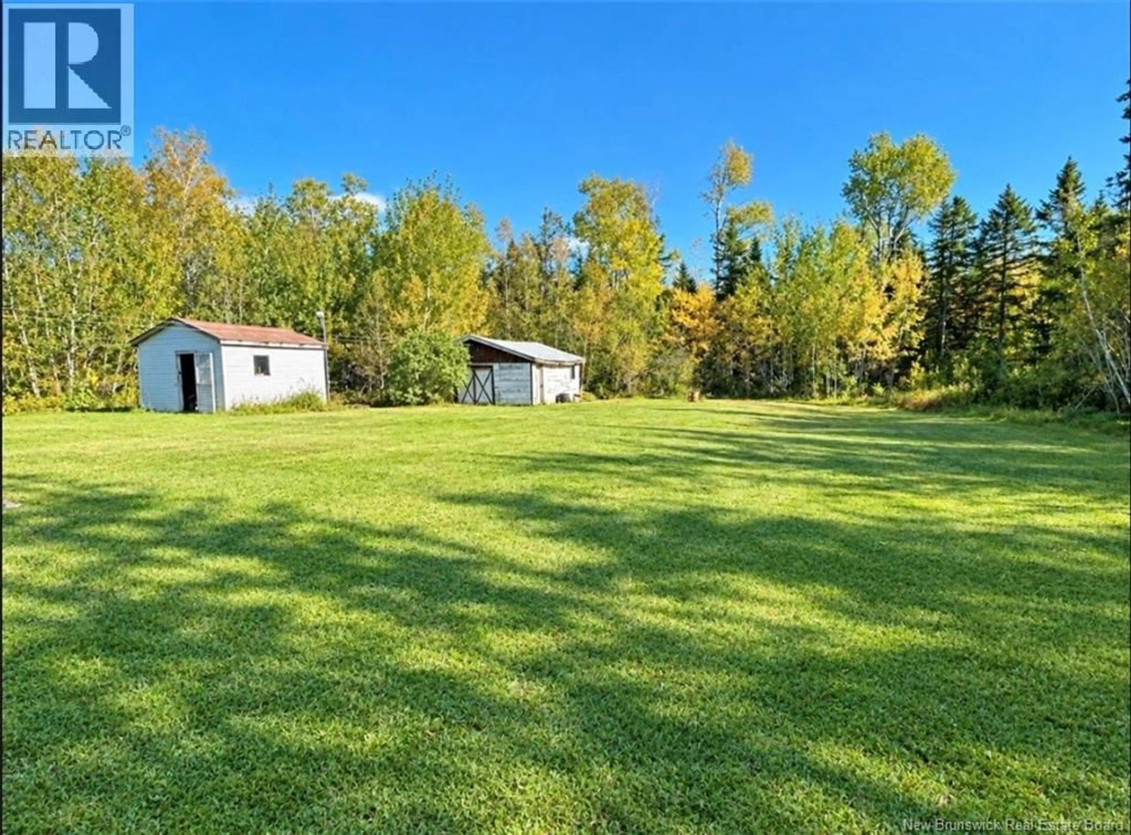 A pic from outside/outdoor area/front of a property/back of a property/a pic from drone, forest/trees view for 10 HARDWICKE ROAD, Hardwicke New Brunswick E9A1K2