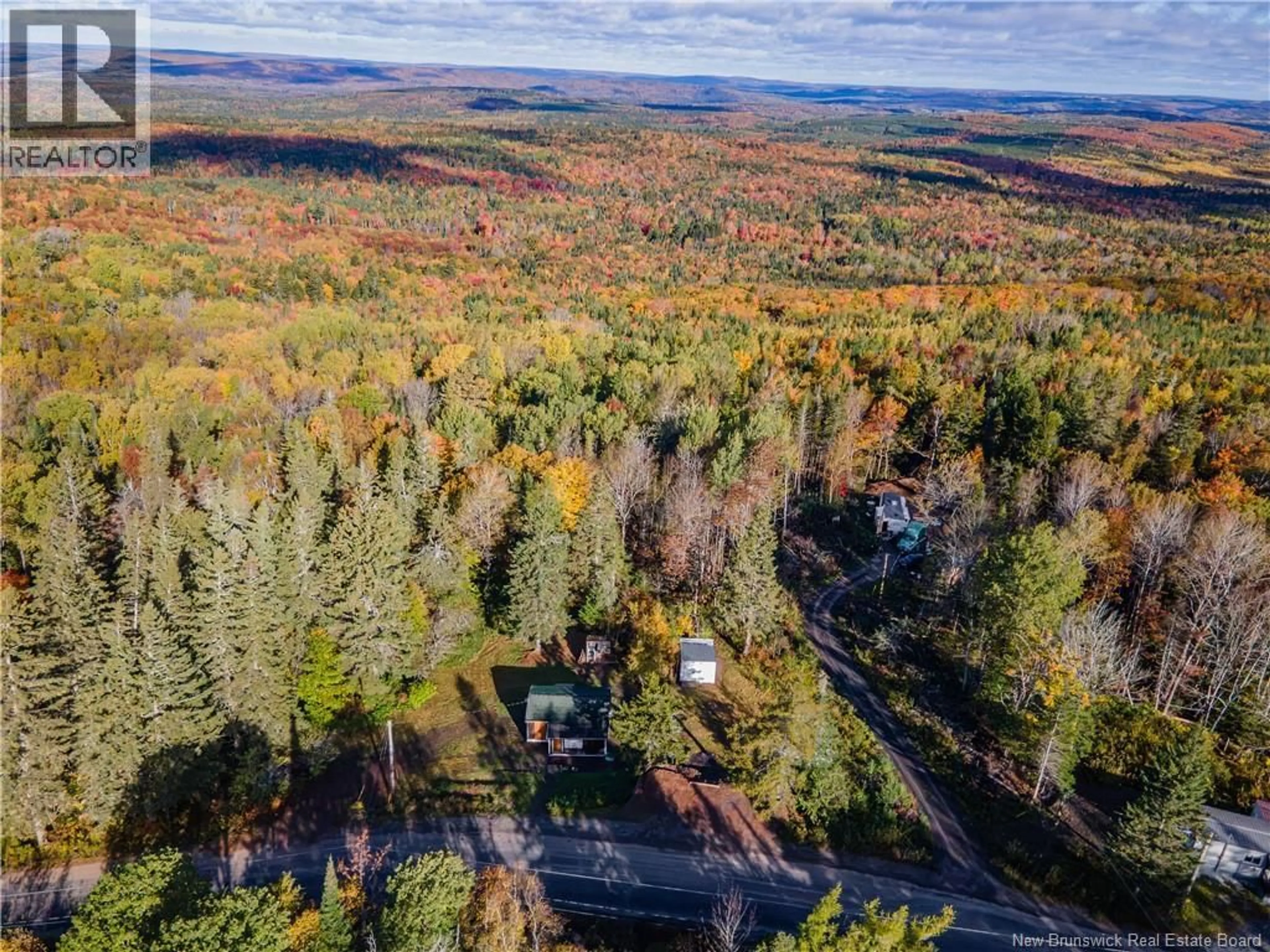 A pic from outside/outdoor area/front of a property/back of a property/a pic from drone, forest/trees view for 711 BLOOMFIELD RIDGE ROAD, Bloomfield New Brunswick E5N4Y5