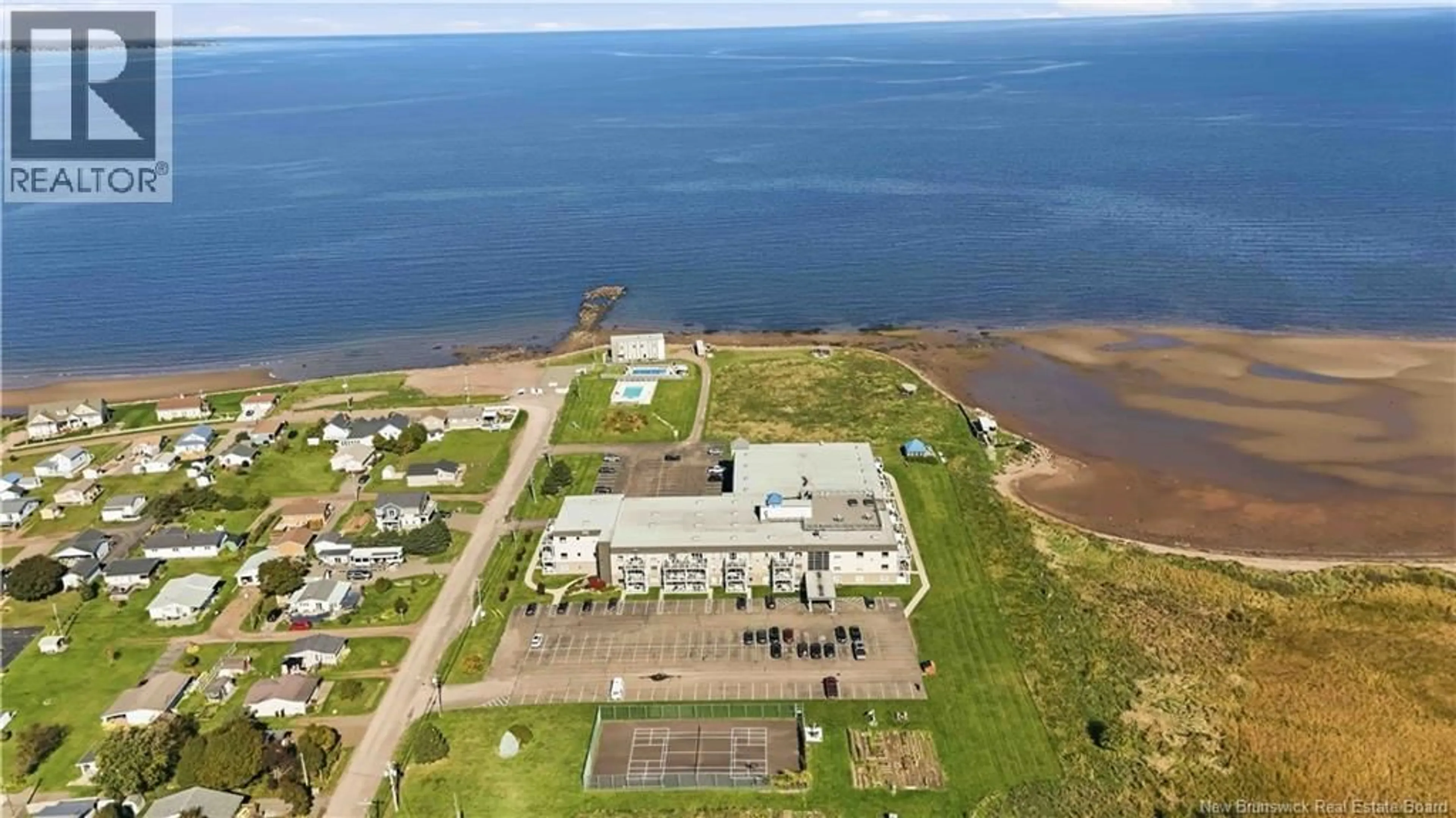 A pic from outside/outdoor area/front of a property/back of a property/a pic from drone, water/lake/river/ocean view for 217 - 69 CAP BIMET BOULEVARD, Grand-Barachois New Brunswick E4P6X5