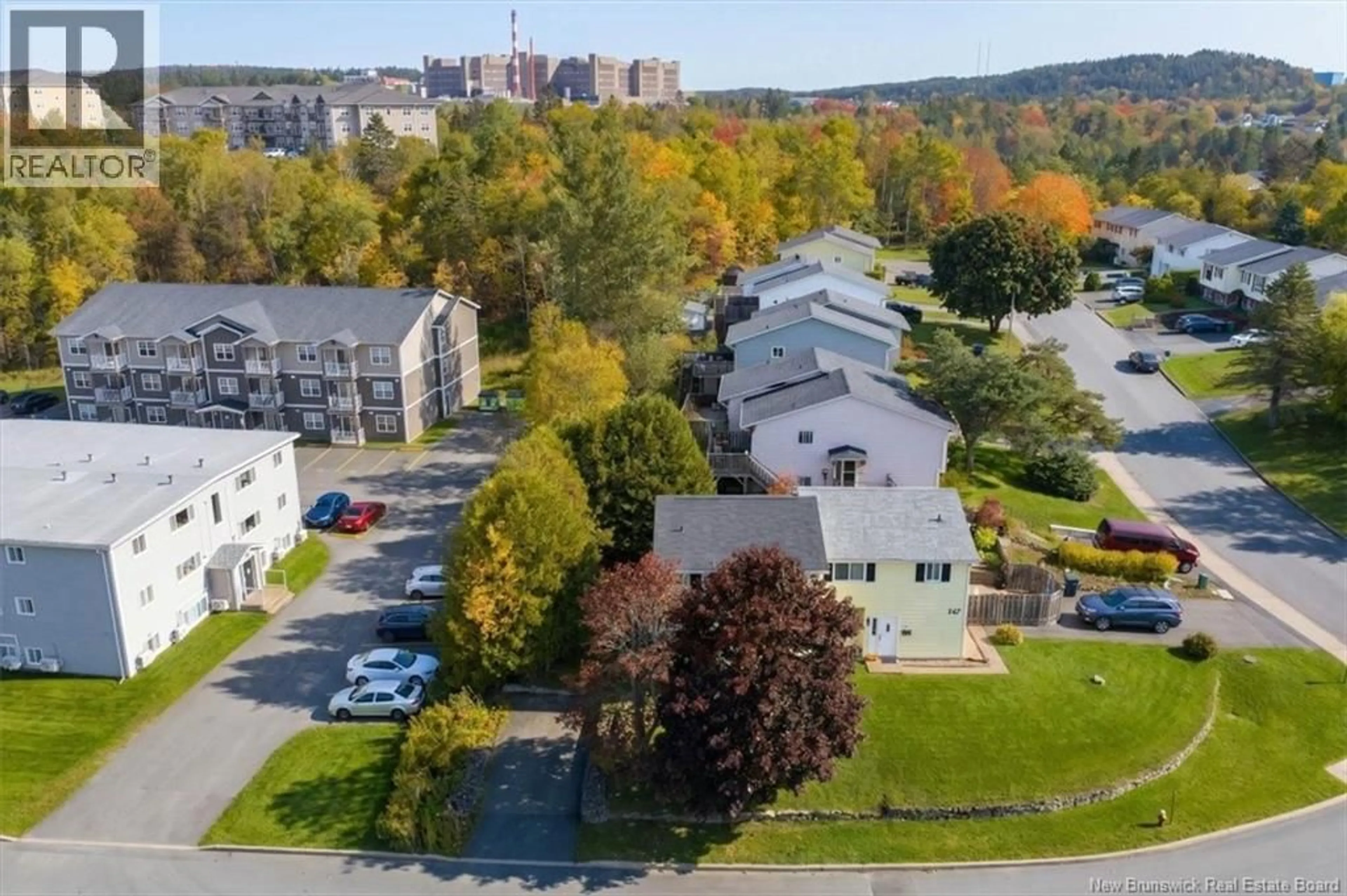 A pic from outside/outdoor area/front of a property/back of a property/a pic from drone, unknown for 145 WOODHAVEN DRIVE, Saint John New Brunswick E2K4M3