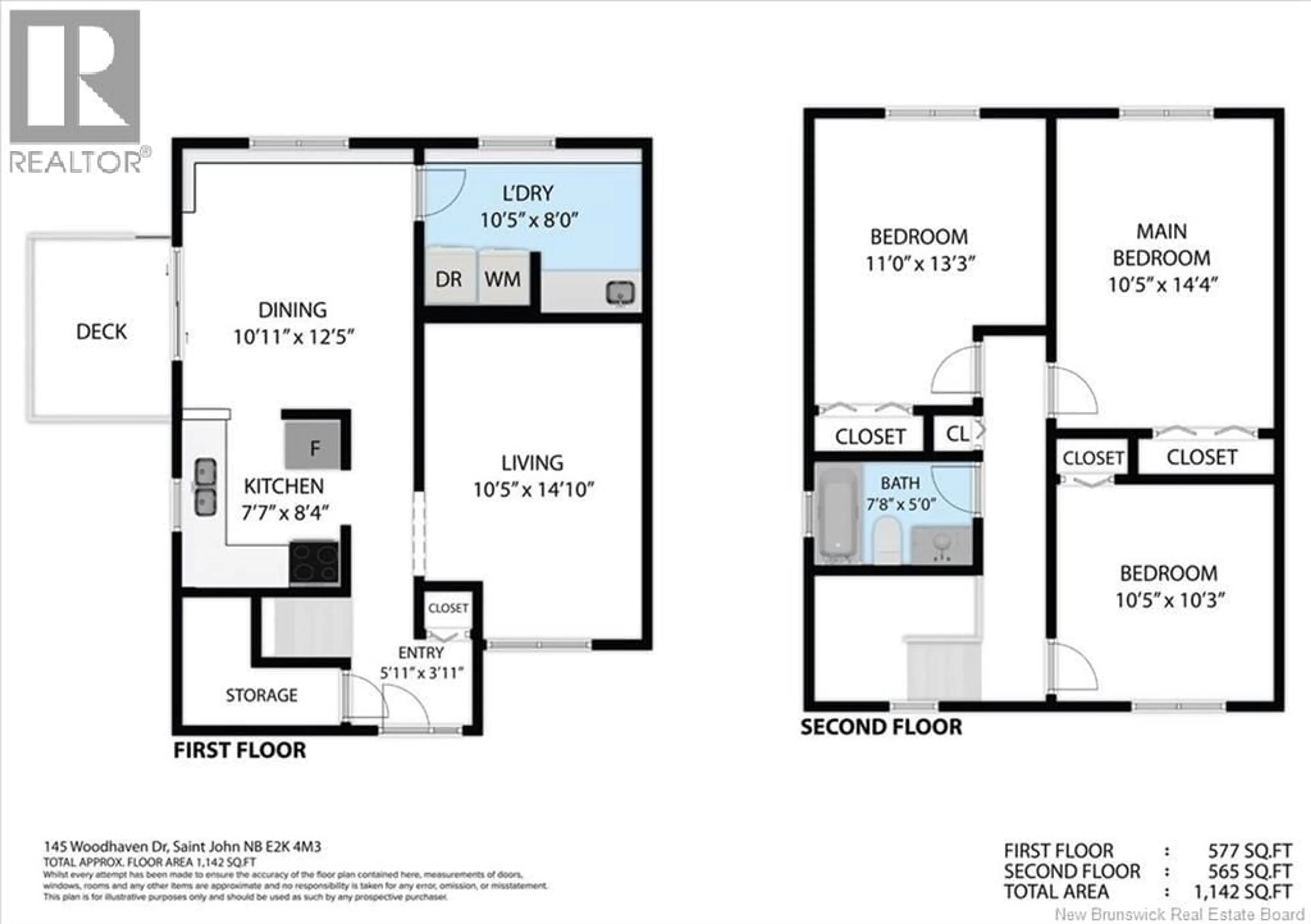 Floor plan for 145 WOODHAVEN DRIVE, Saint John New Brunswick E2K4M3