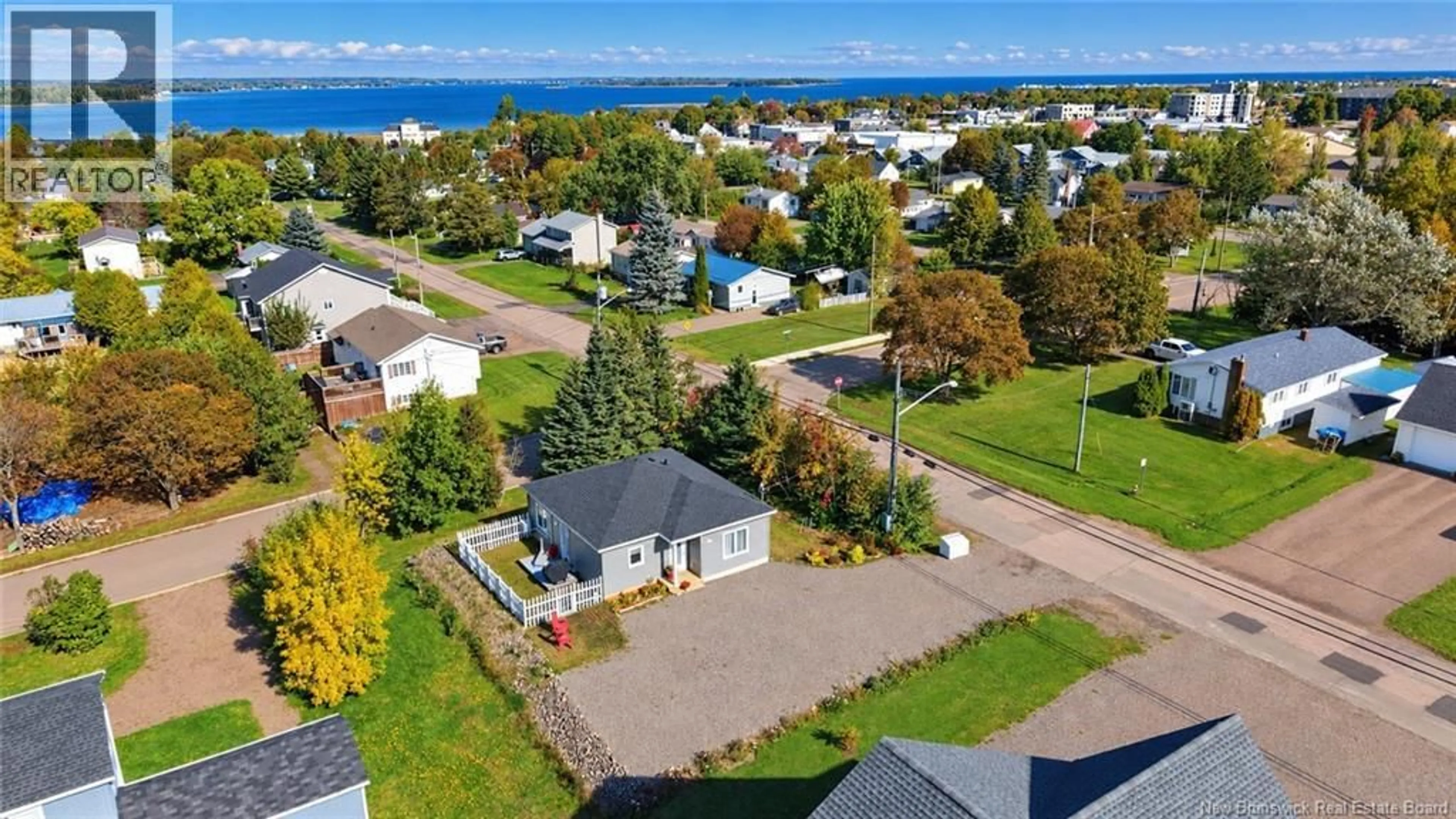 A pic from outside/outdoor area/front of a property/back of a property/a pic from drone, water/lake/river/ocean view for 137 LEBLANC AVENUE, Shediac New Brunswick E4P1Y6