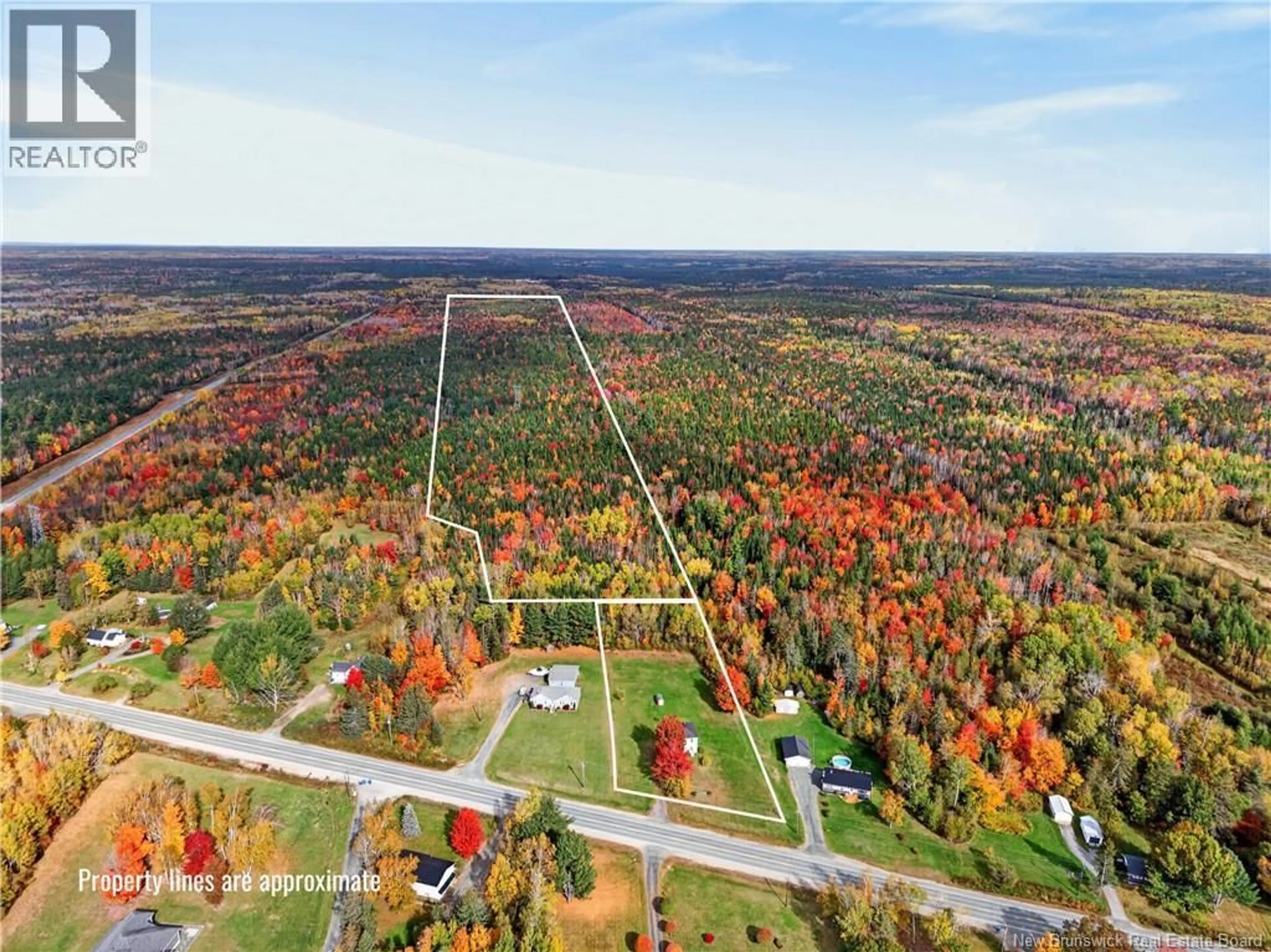 A pic from outside/outdoor area/front of a property/back of a property/a pic from drone, forest/trees view for 676 RTE 425, Strathadam New Brunswick E1V4H2
