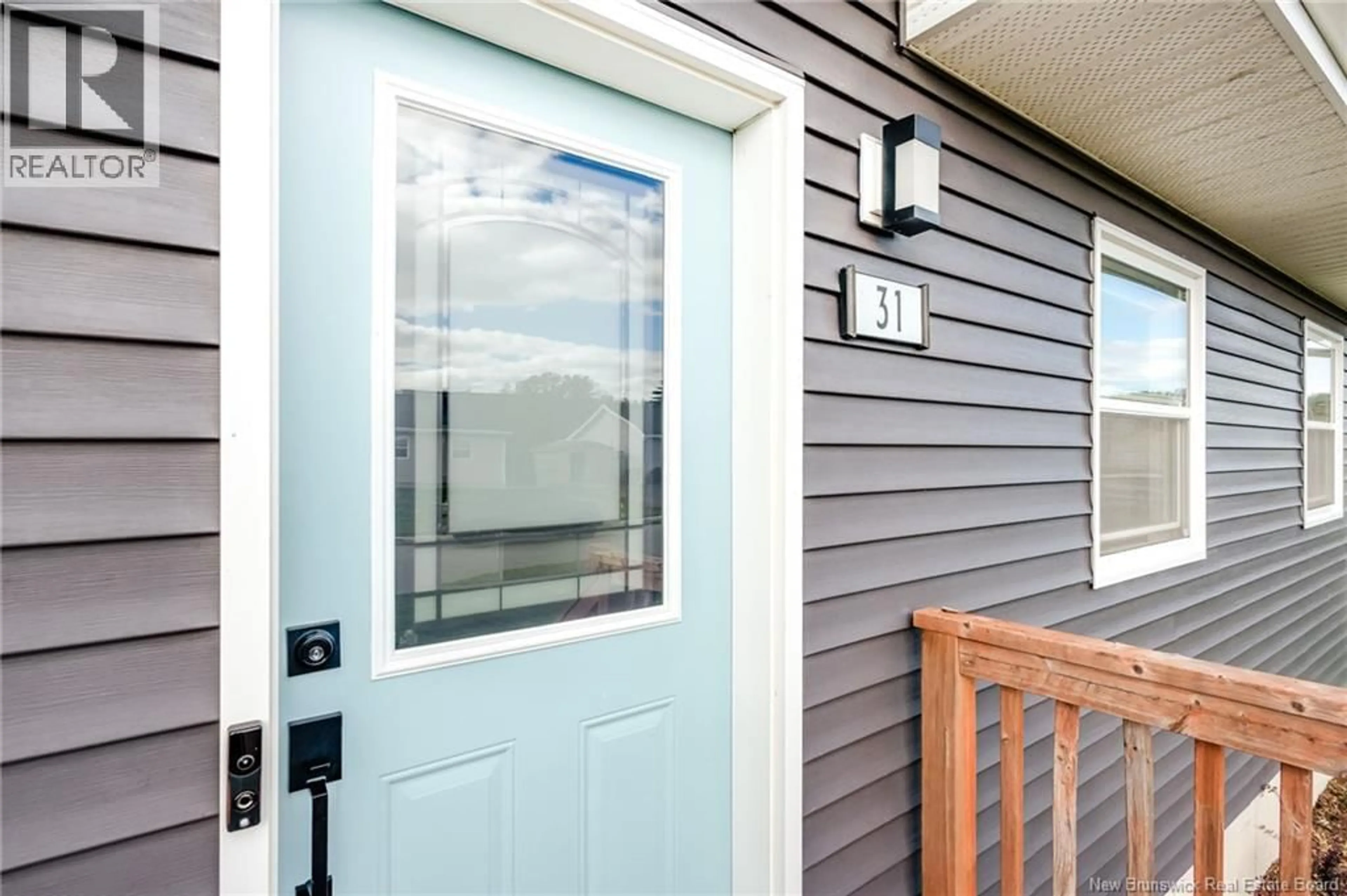 Home with vinyl exterior material, street for 31 KAPPA AVENUE, Saint John New Brunswick E2E5X4