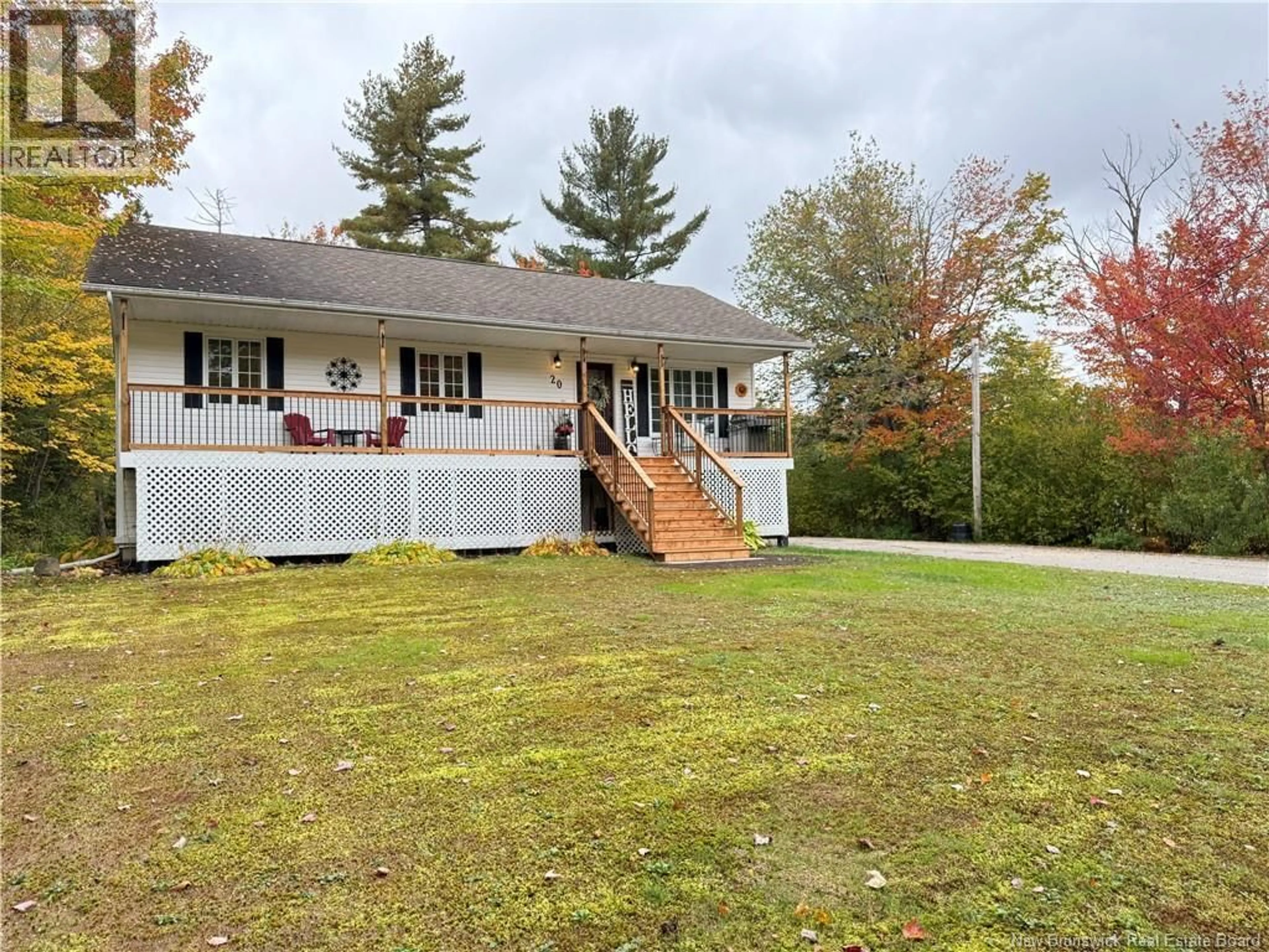 A pic from outside/outdoor area/front of a property/back of a property/a pic from drone, unknown for 20 CREAMER ROAD, South Esk New Brunswick E1V4N7