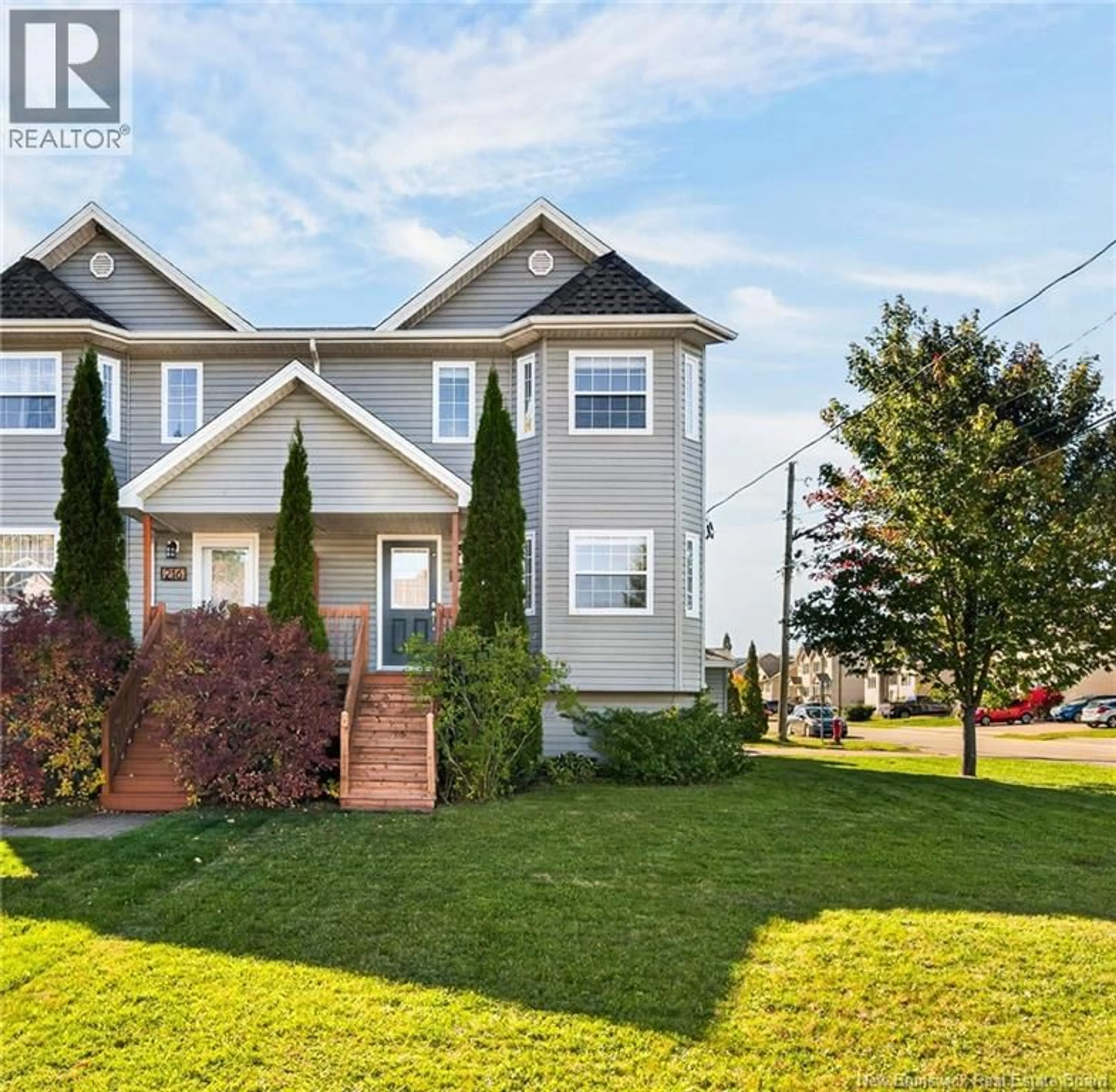 Home with vinyl exterior material, street for 218 GLENCAIRN DRIVE, Moncton New Brunswick E1G5N8