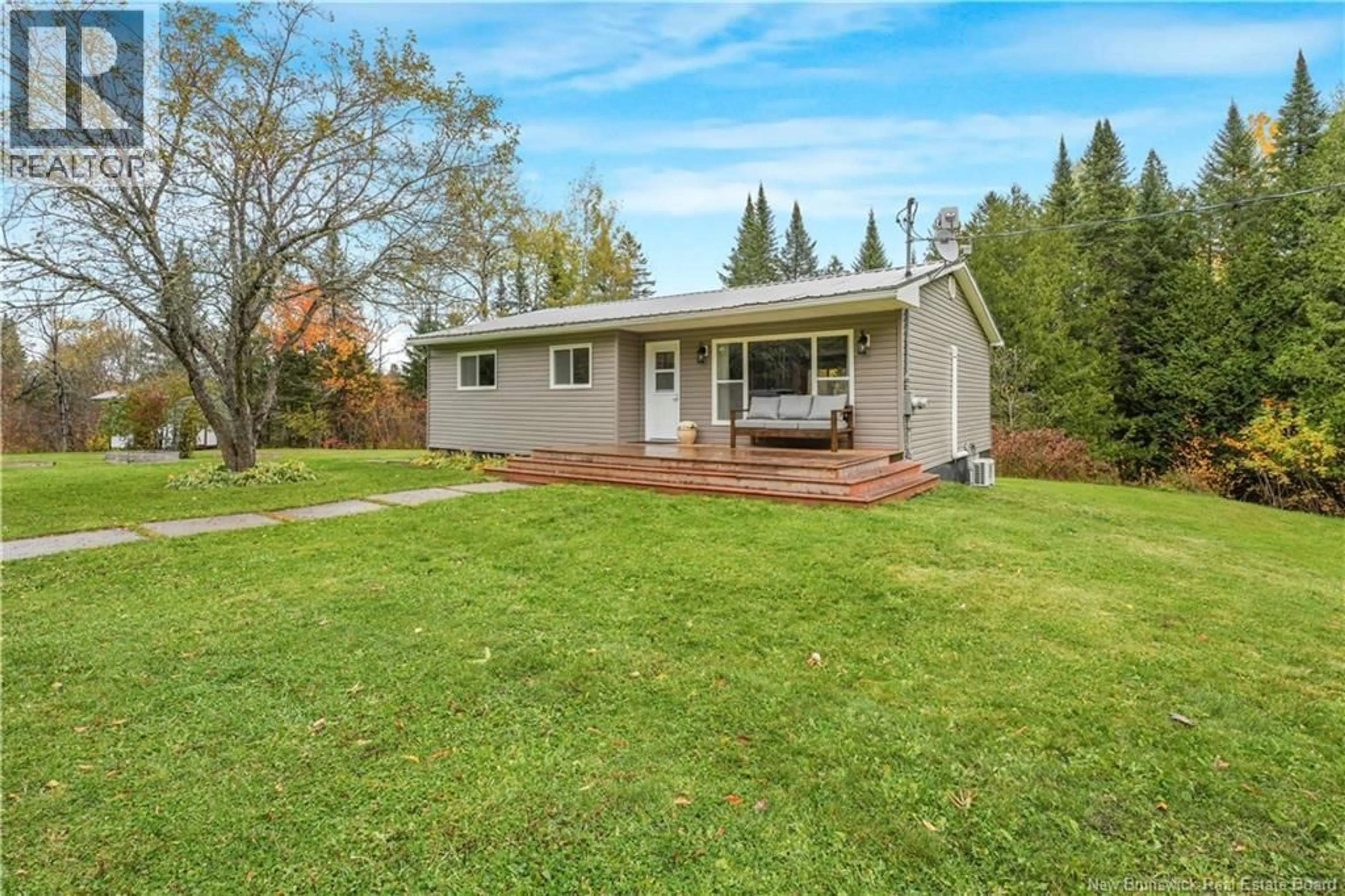 Home with vinyl exterior material, street for 385 CHARLESTON ROAD, Charleston New Brunswick E7K1X3