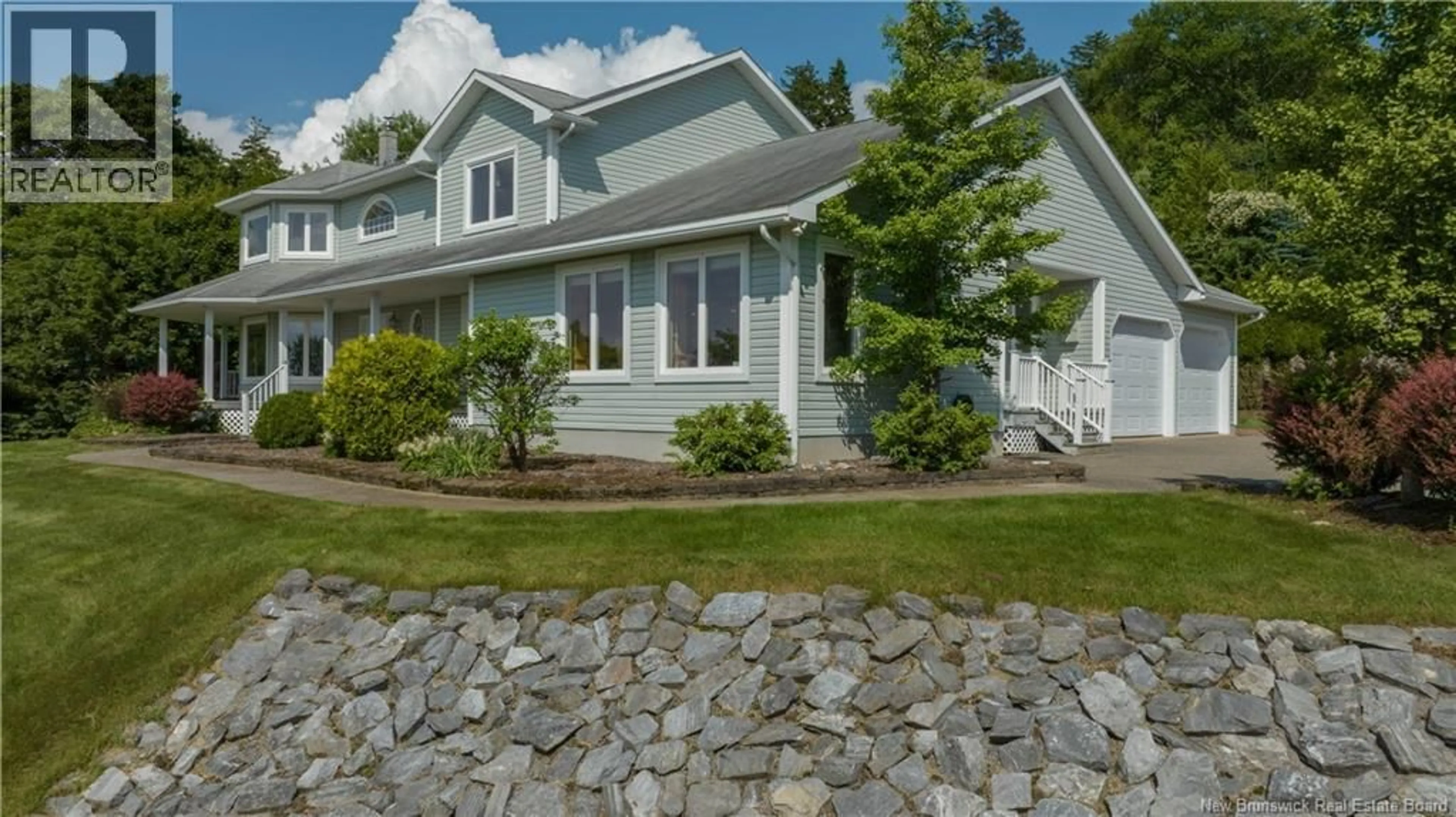 Home with vinyl exterior material, water/lake/river/ocean view for 38 APPLEBY DRIVE, Rothesay New Brunswick E2H1P2