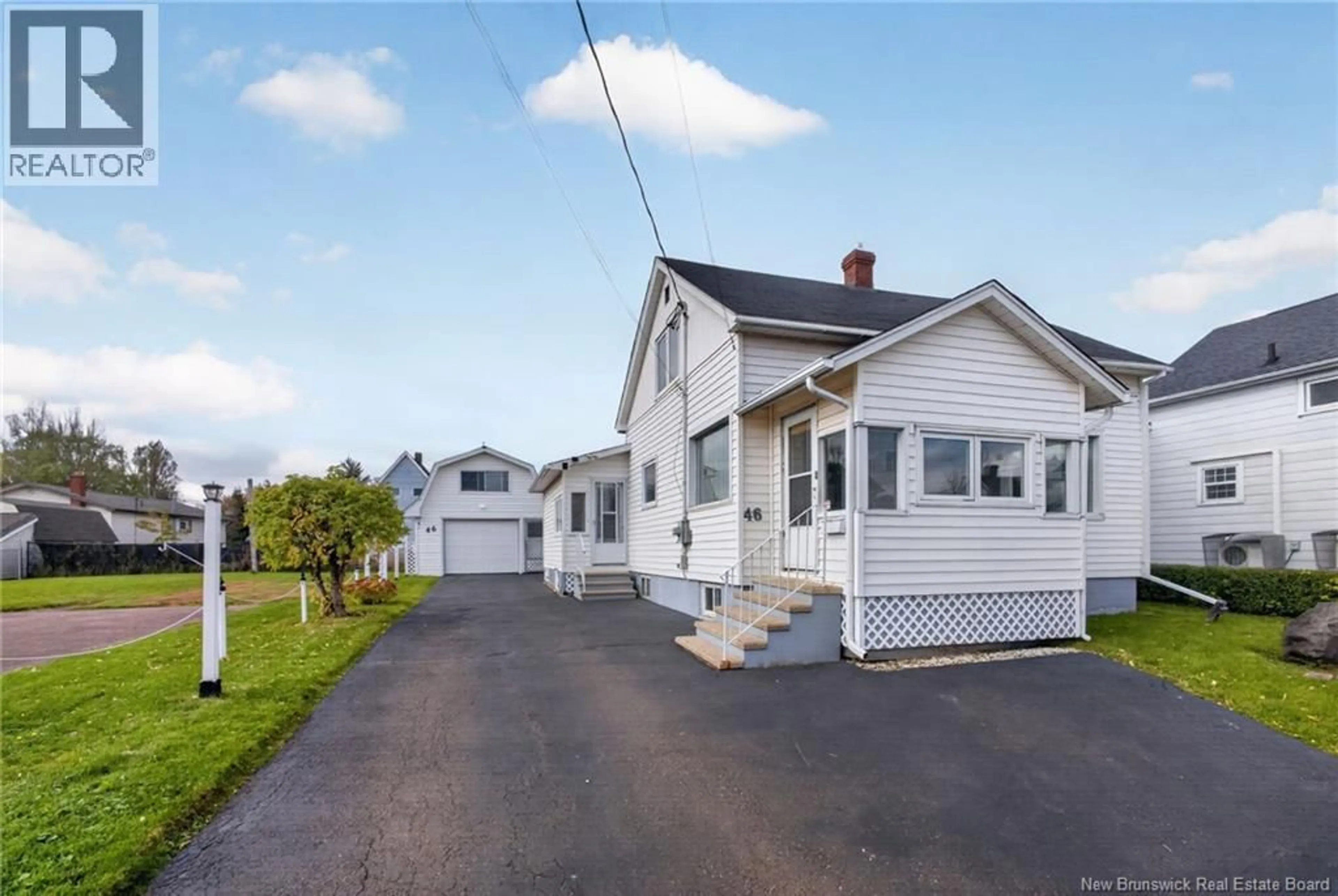 A pic from outside/outdoor area/front of a property/back of a property/a pic from drone, street for 46 CHURCHILL STREET, Moncton New Brunswick E1C7H7