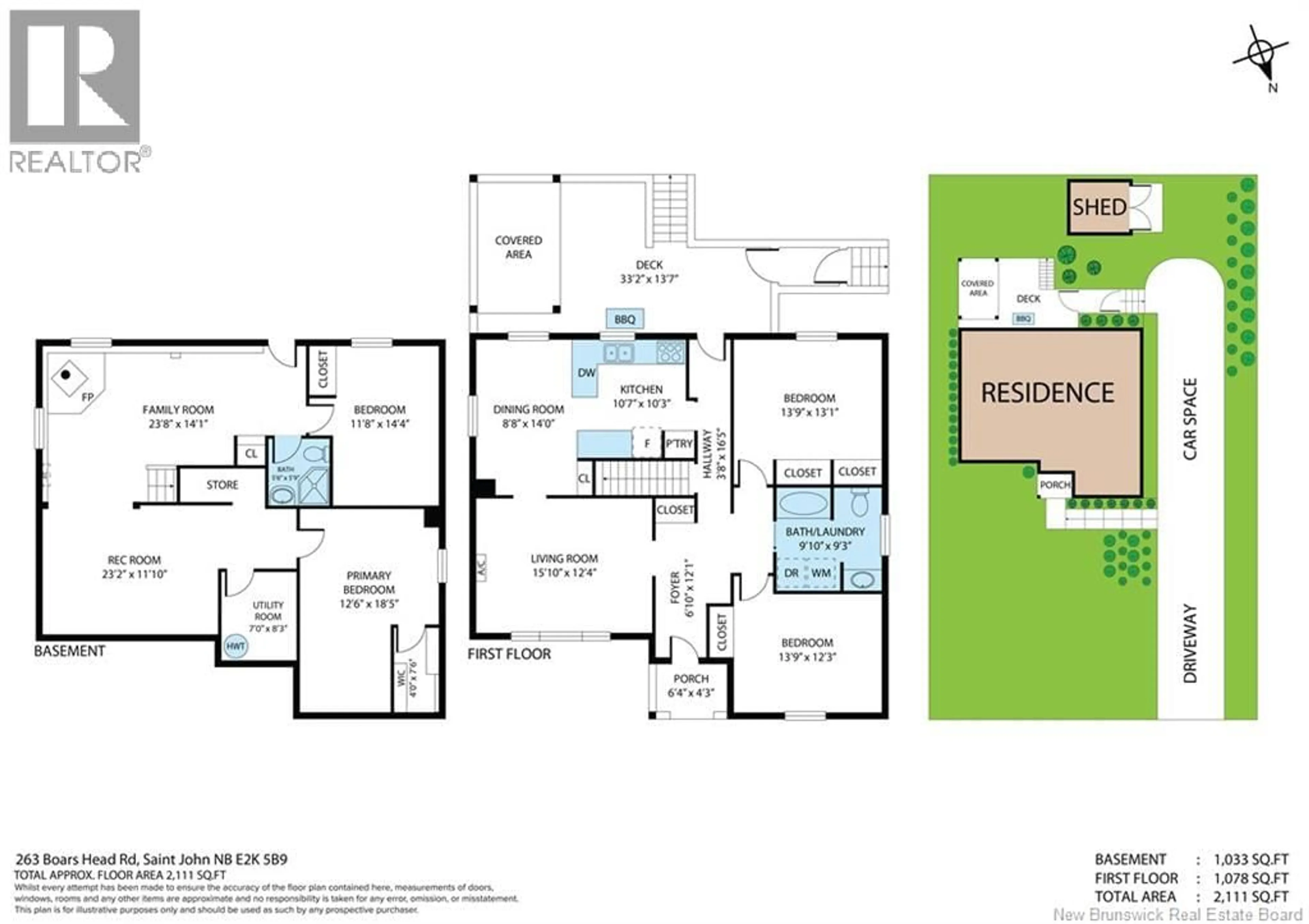 Floor plan for 263 BOARS HEAD ROAD, Saint John New Brunswick E2K5B9