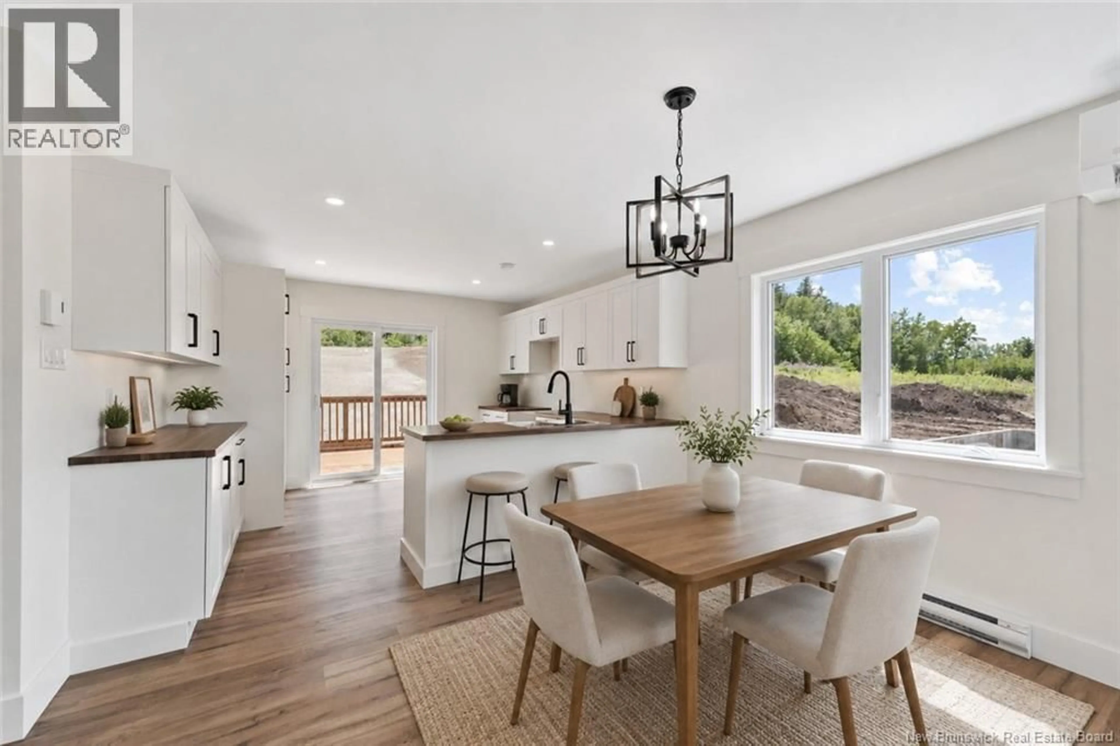Open concept kitchen, ceramic/tile floor for 13 DENIS STREET, Saint-Antoine New Brunswick E4V0E6
