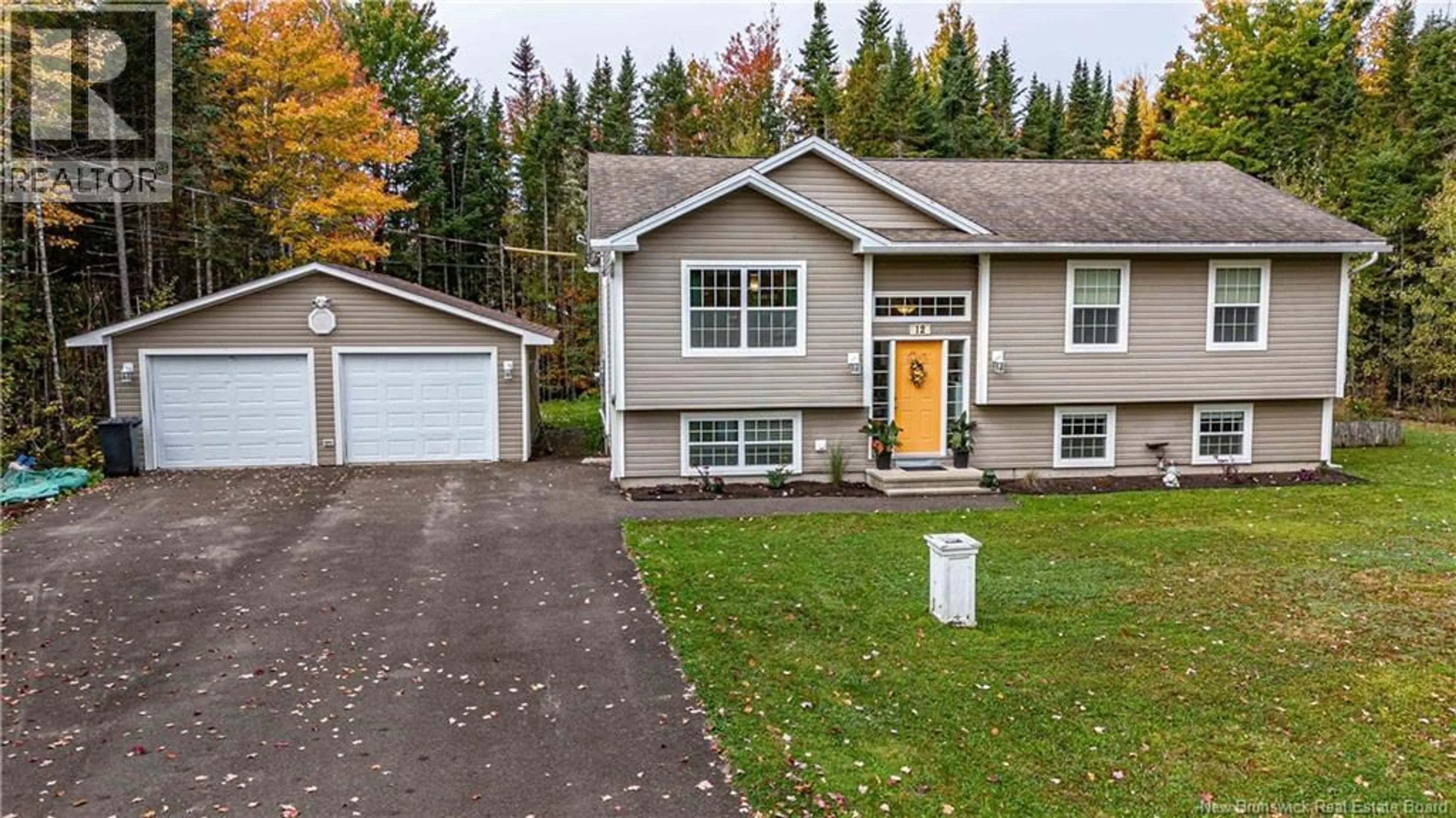 Home with vinyl exterior material, street for 12 MOUNT HALAK AVENUE, Rusagonis New Brunswick E3B0P1