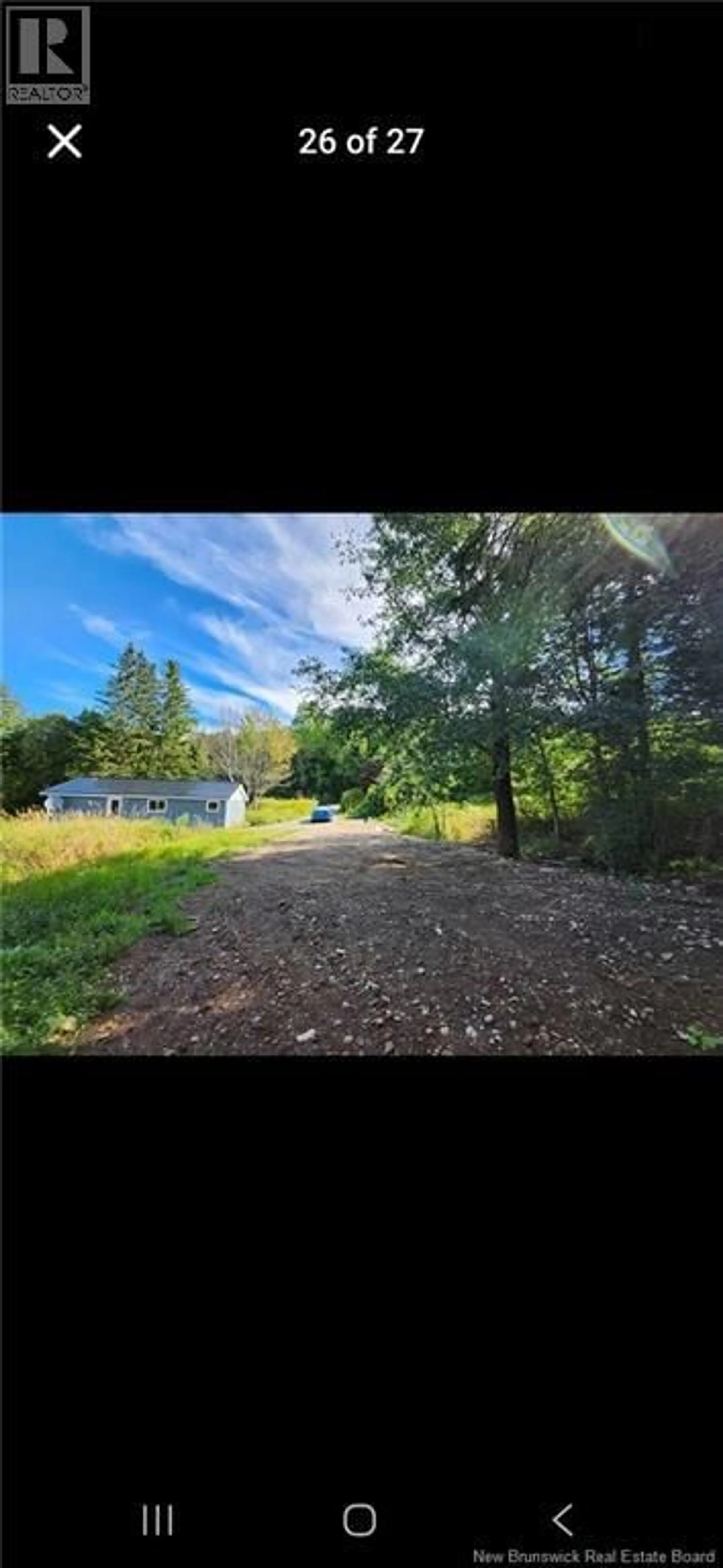 A pic from outside/outdoor area/front of a property/back of a property/a pic from drone, forest/trees view for 3705 ROUTE 111, St. Martins New Brunswick E5N3Z2