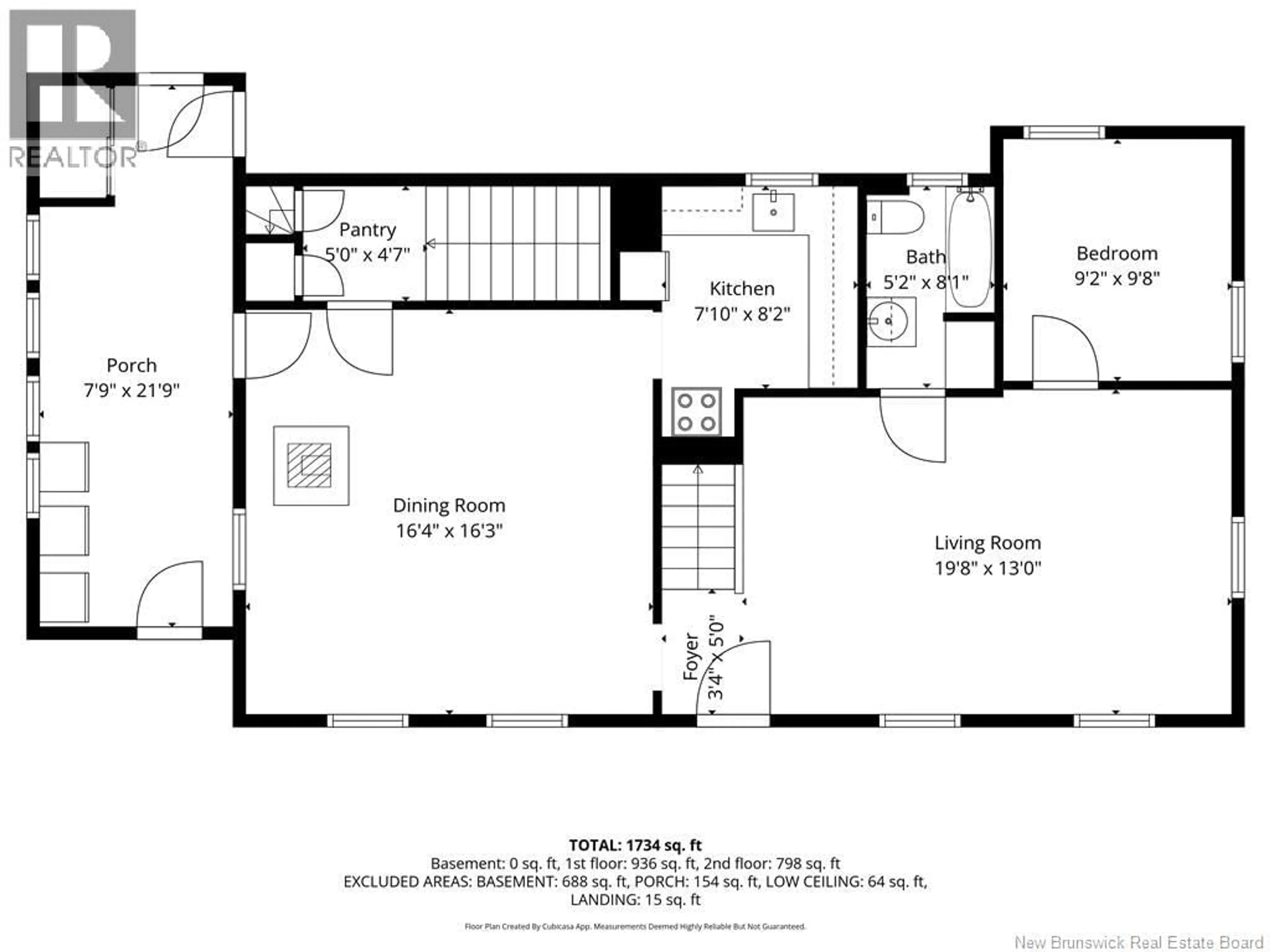 Floor plan for 288 SUNPOKE ROAD, Rusagonis New Brunswick E3B8Y3