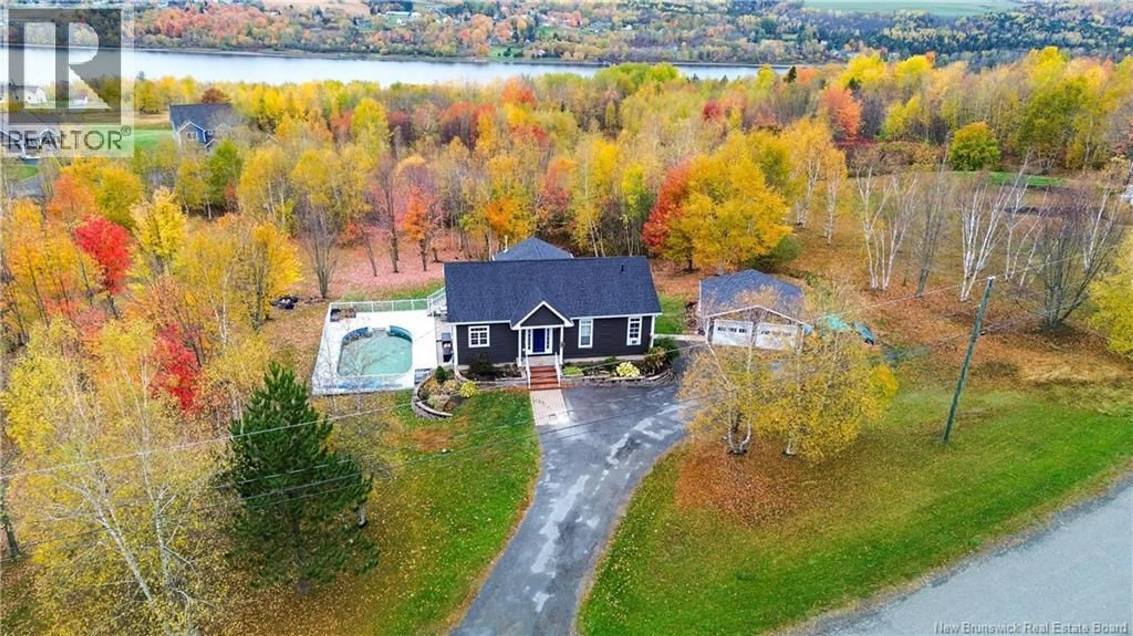 A pic from outside/outdoor area/front of a property/back of a property/a pic from drone, water/lake/river/ocean view for 35 BRAUN STREET, Grafton New Brunswick E7N2Z9