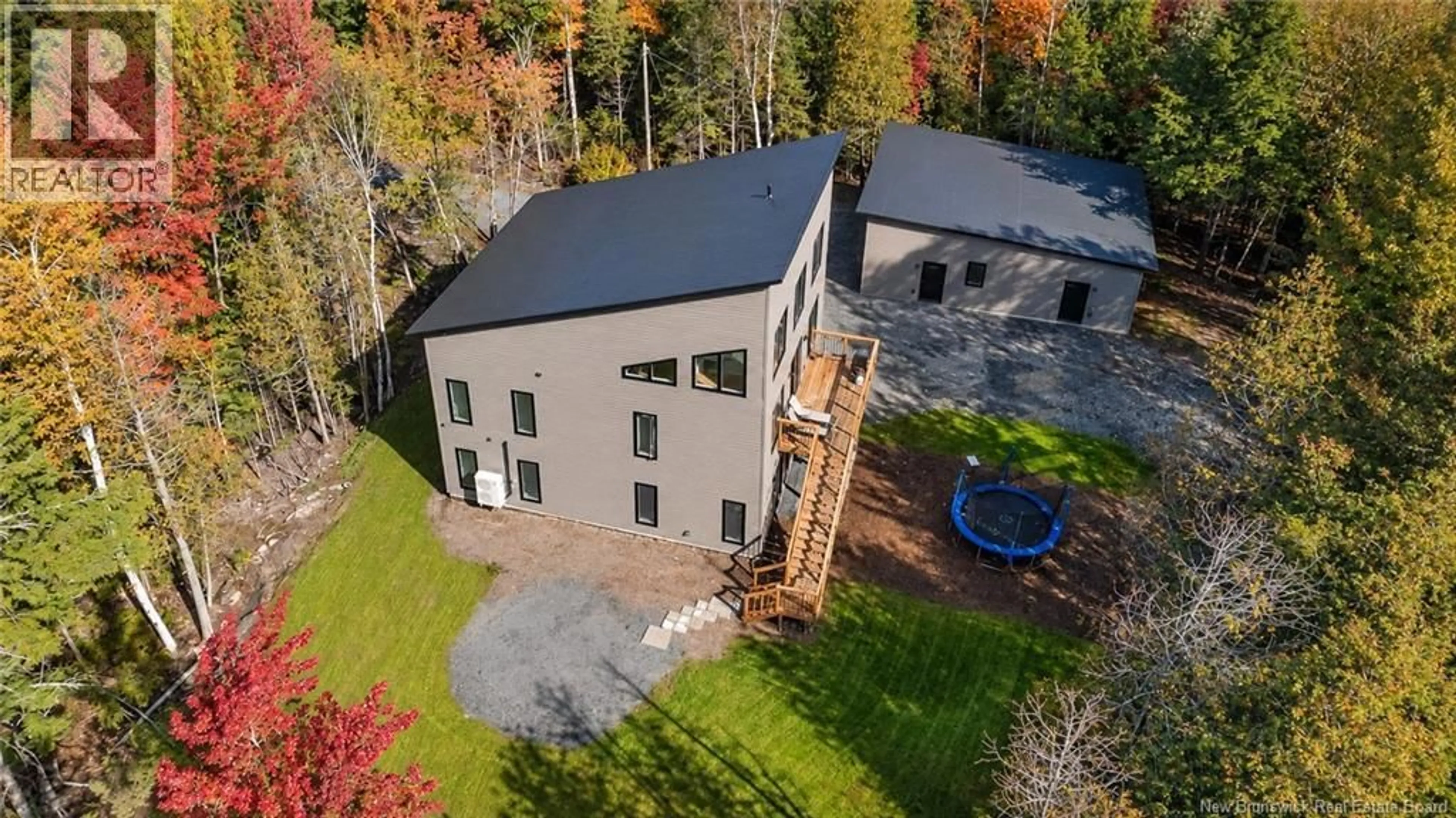 A pic from outside/outdoor area/front of a property/back of a property/a pic from drone, building for 34 CLEARBROOK DRIVE, Charters Settlement New Brunswick E3C1X9