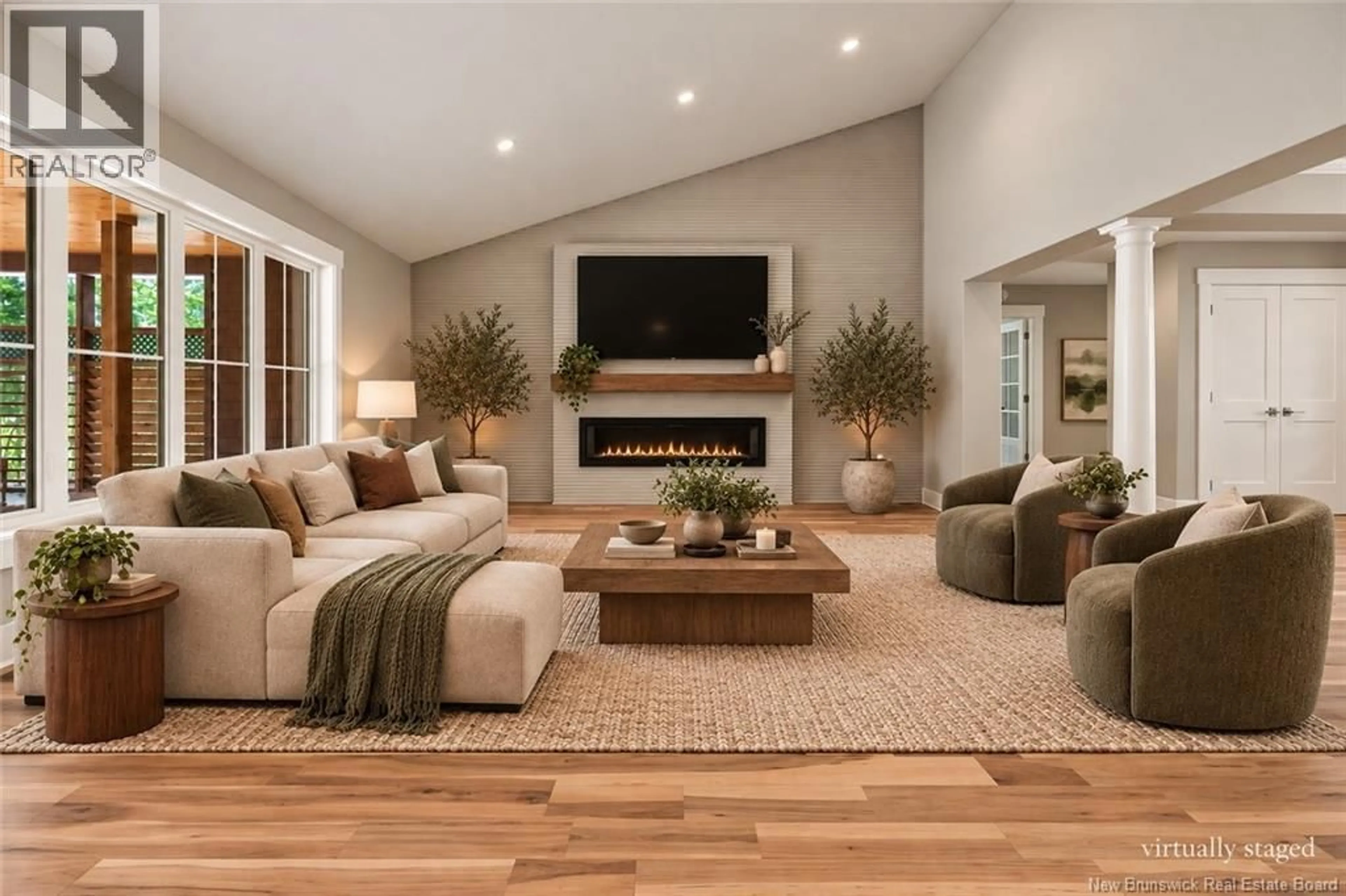 Living room with furniture, unknown for 158 STONEHILL LANE, Fredericton New Brunswick E3G0J6