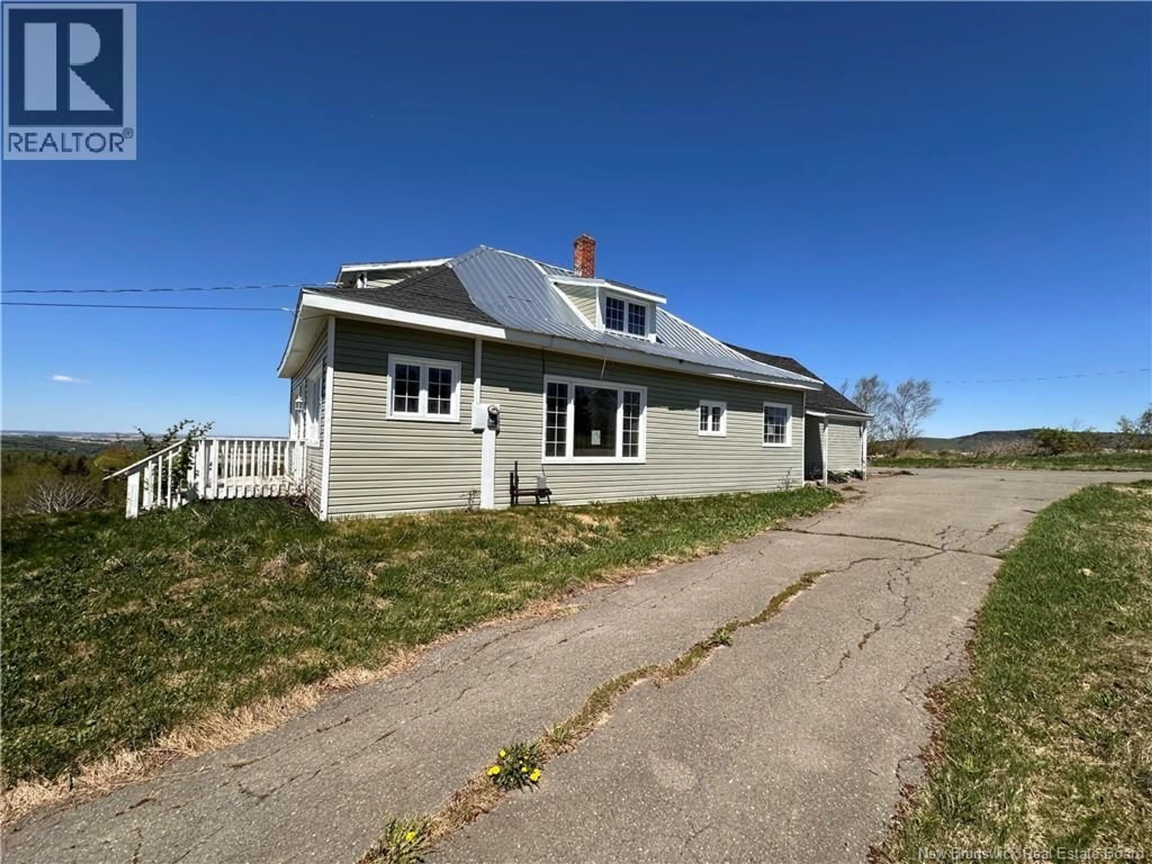 A pic from outside/outdoor area/front of a property/back of a property/a pic from drone, building for 233 HILLDALE ROAD, New Denmark New Brunswick E7G1V7