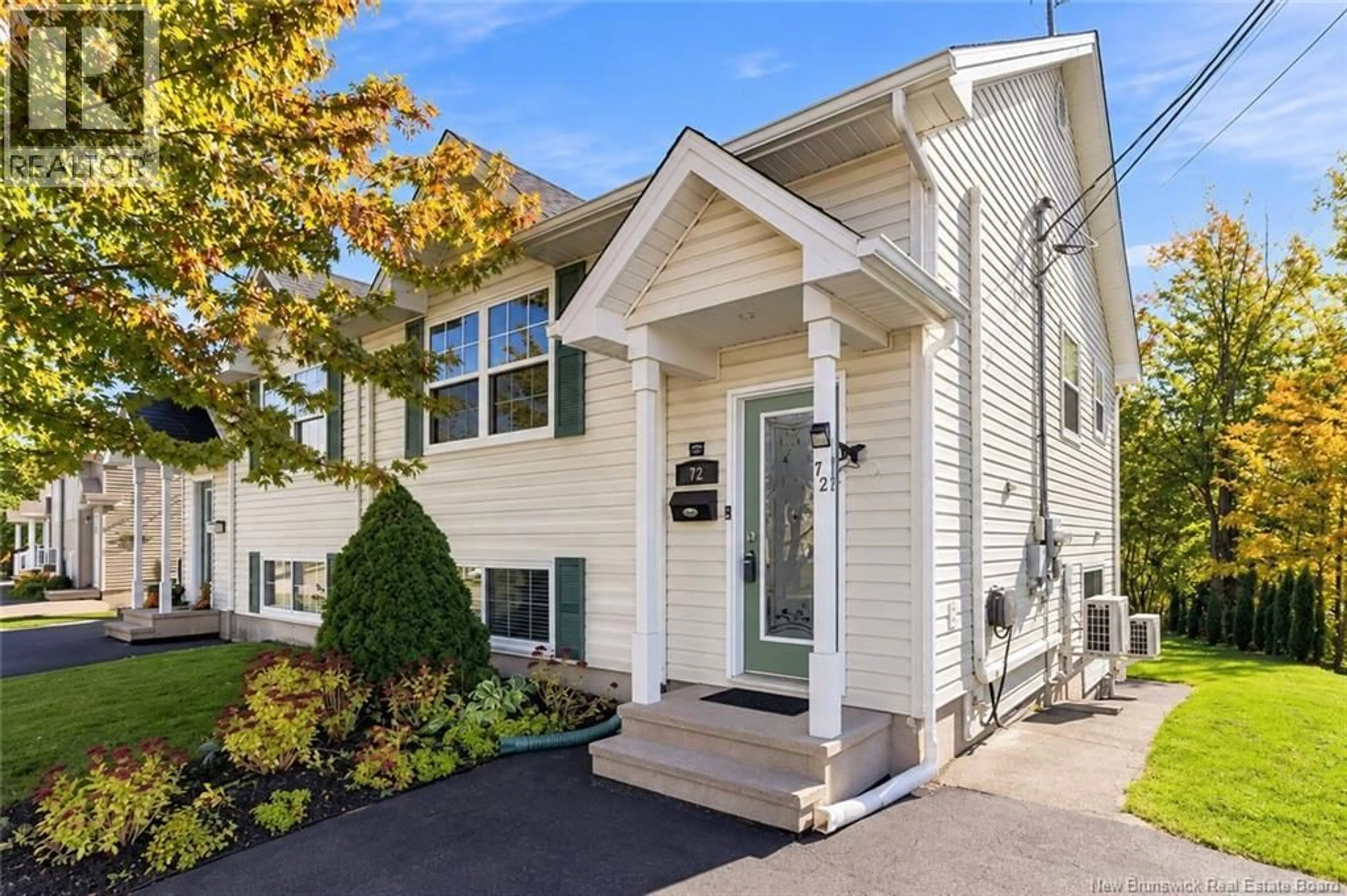 Home with vinyl exterior material, street for 72 DANNY STREET, Dieppe New Brunswick E1A0H8