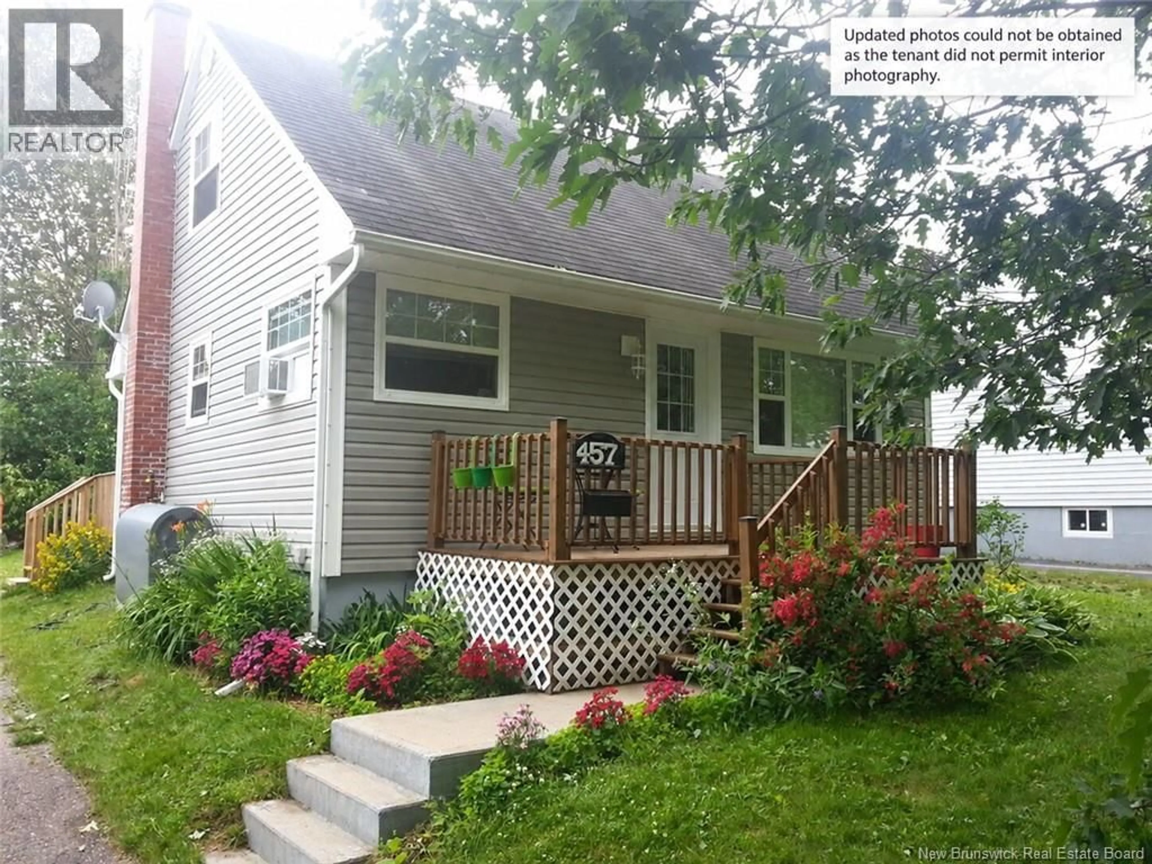 Home with vinyl exterior material, street for 457 HILLSIDE DRIVE, Miramichi New Brunswick E1V2N9