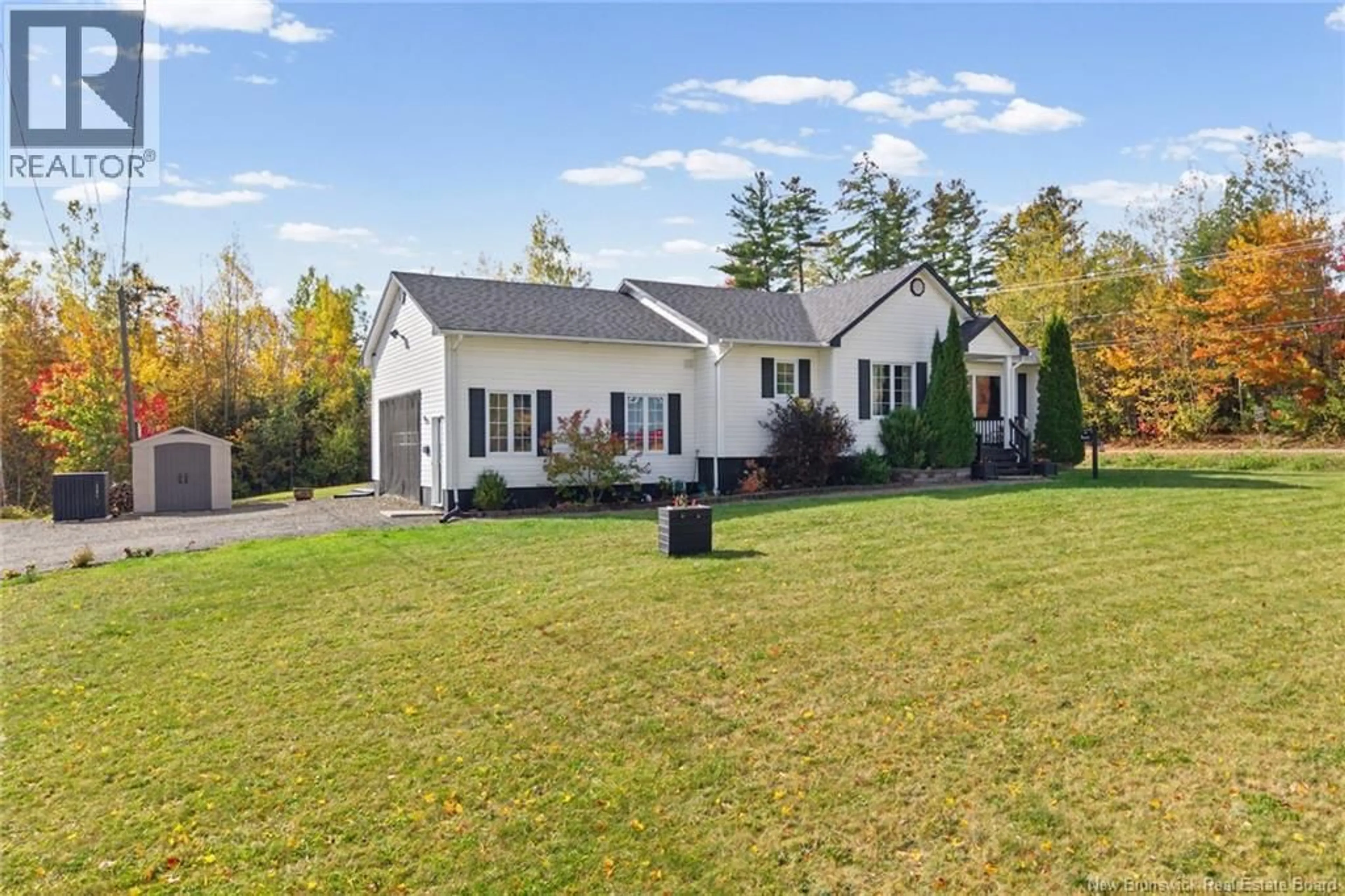 A pic from outside/outdoor area/front of a property/back of a property/a pic from drone, street for 1028 ROUTE 10, Noonan New Brunswick E3A7E6