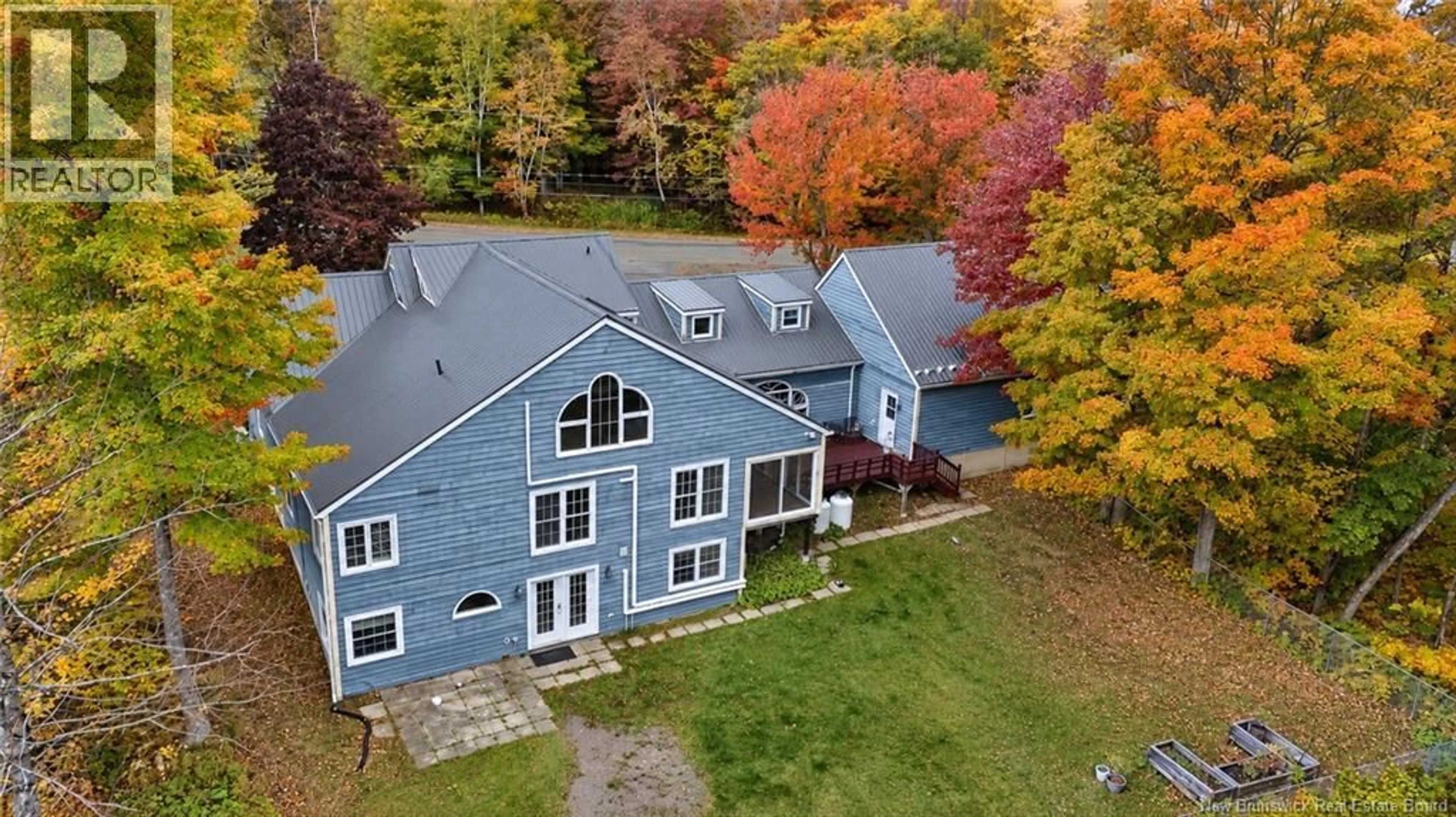A pic from outside/outdoor area/front of a property/back of a property/a pic from drone, unknown for 76 ISLAND VIEW DRIVE, Douglas New Brunswick E3G7R5