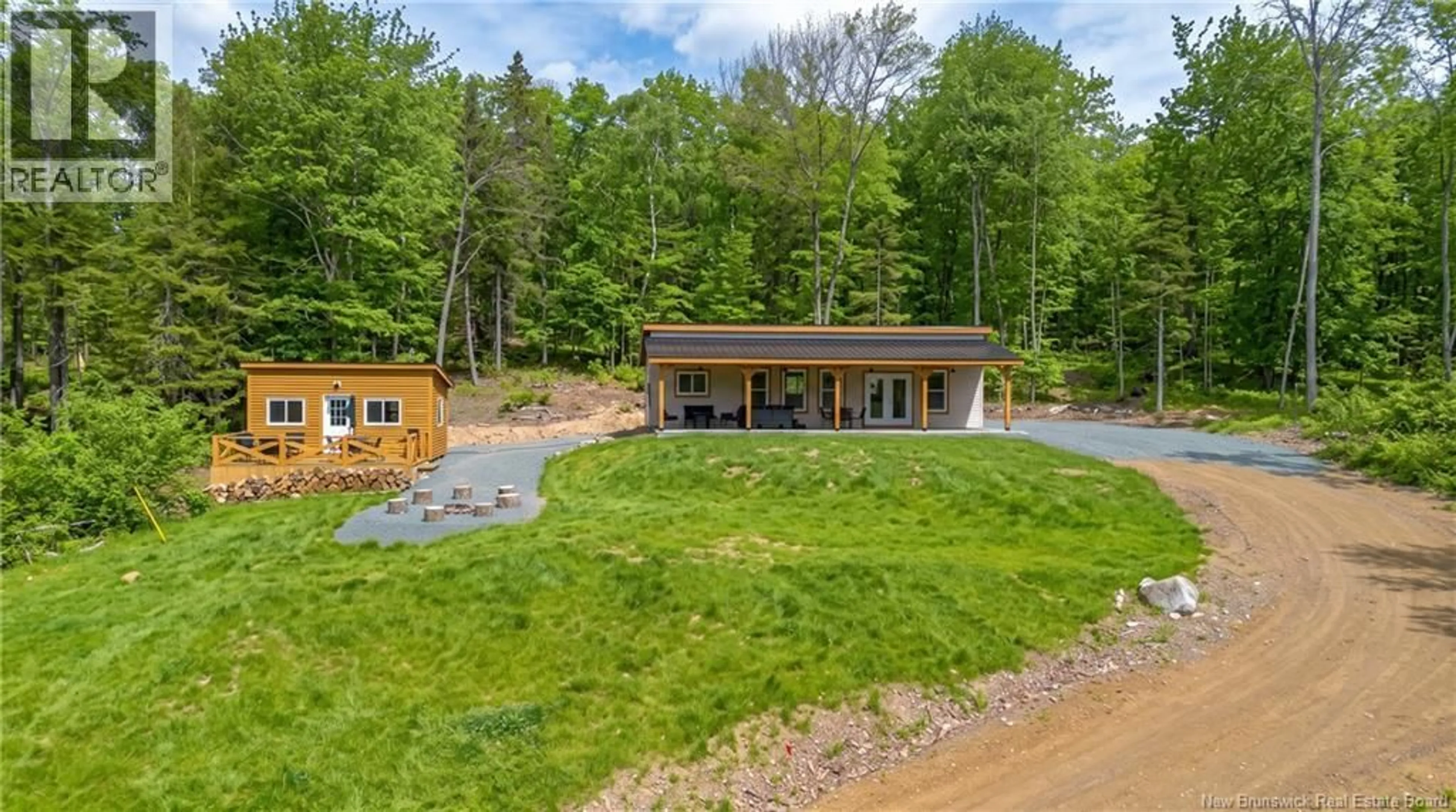 A pic from outside/outdoor area/front of a property/back of a property/a pic from drone, unknown for 97 BROWNS COVE ROAD, Kars New Brunswick E5T2Z5