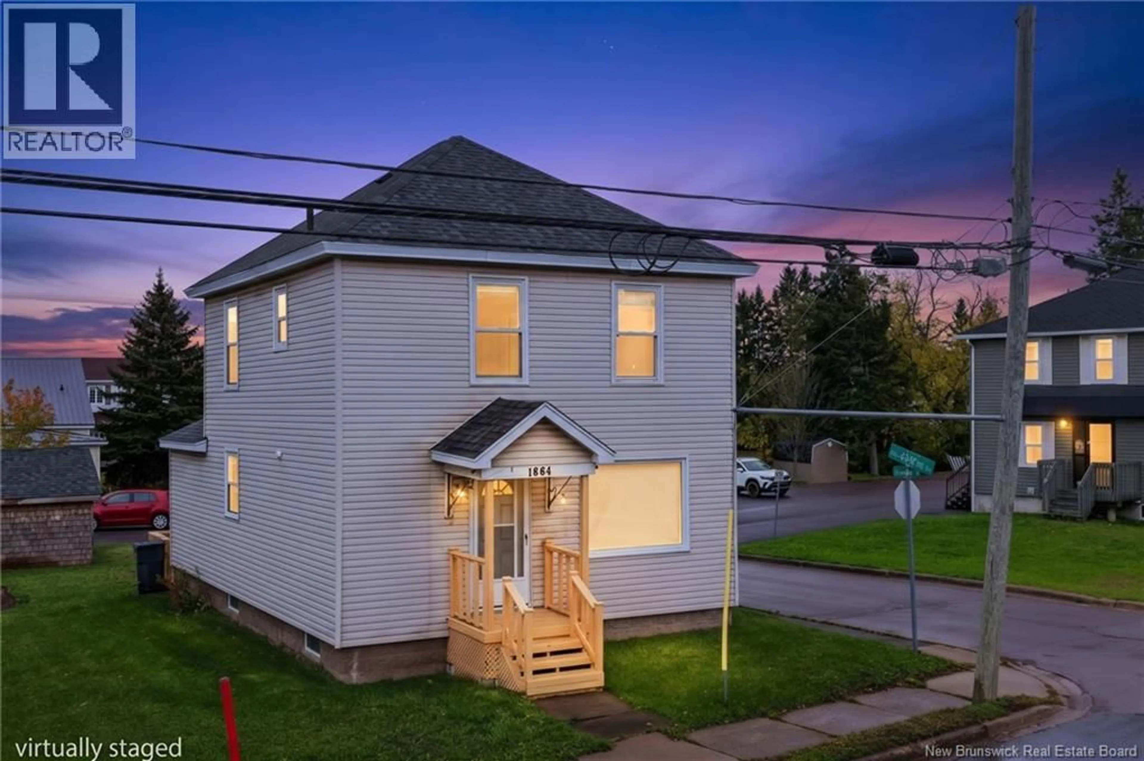 A pic from outside/outdoor area/front of a property/back of a property/a pic from drone, street for 1664 MAIN STREET, Moncton New Brunswick E1E1G6