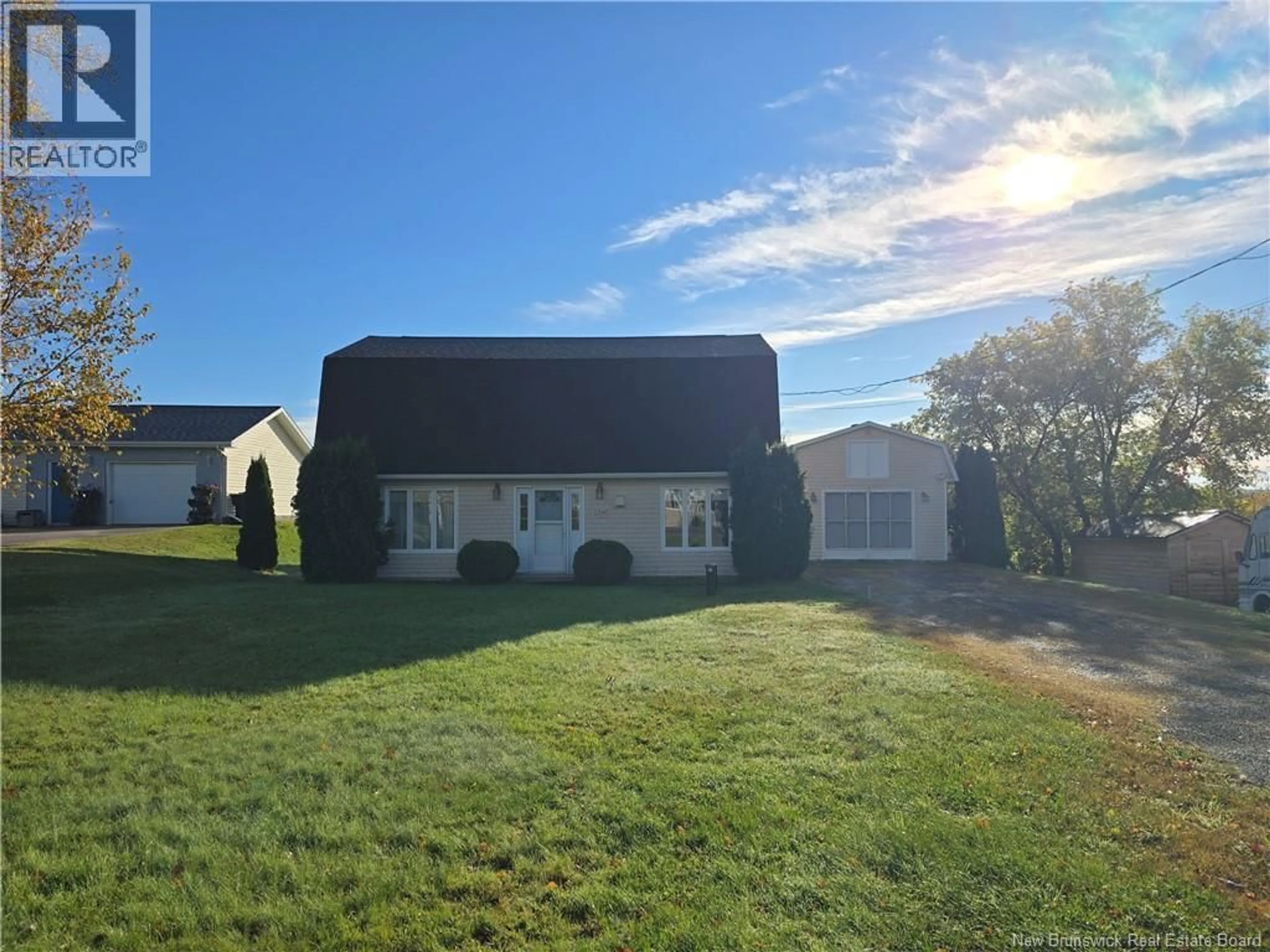 A pic from outside/outdoor area/front of a property/back of a property/a pic from drone, street for 1395 ROUTE 430, Big River New Brunswick E2A6S3