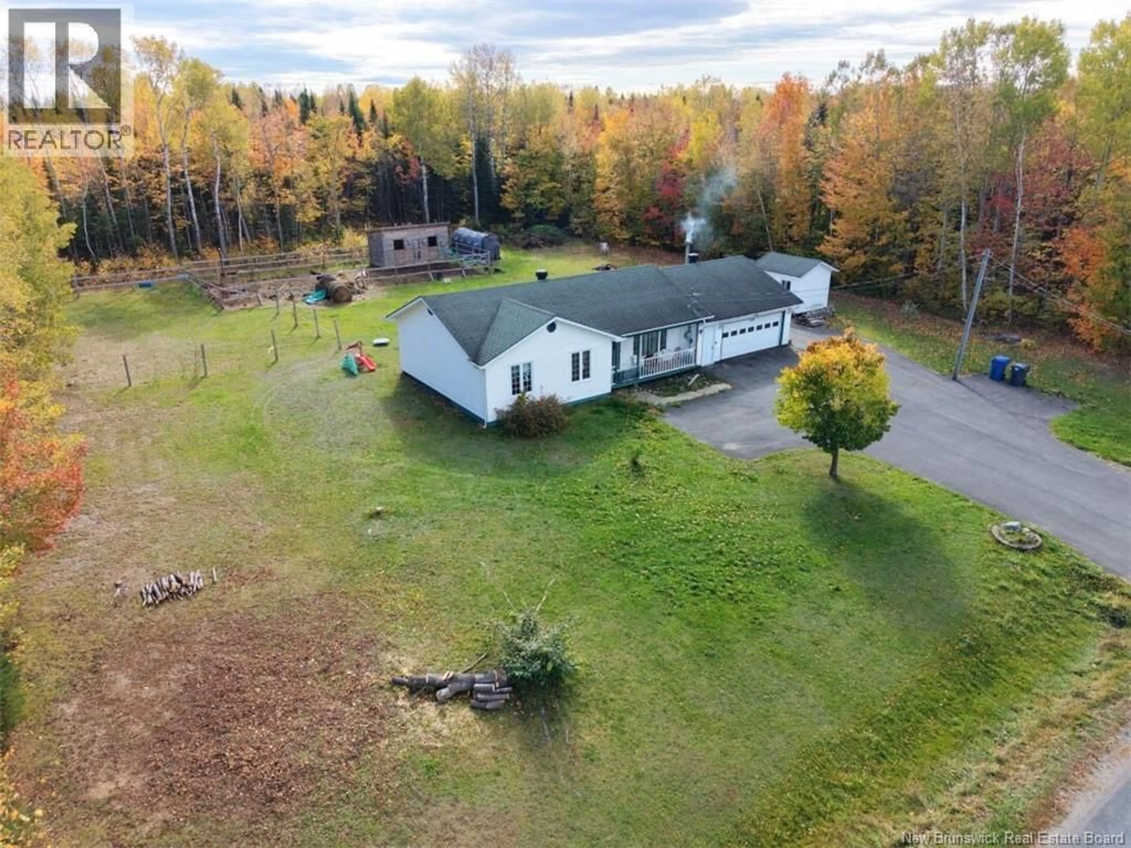 A pic from outside/outdoor area/front of a property/back of a property/a pic from drone, water/lake/river/ocean view for 269 LAPLANTE, Laplante New Brunswick E8J2A4