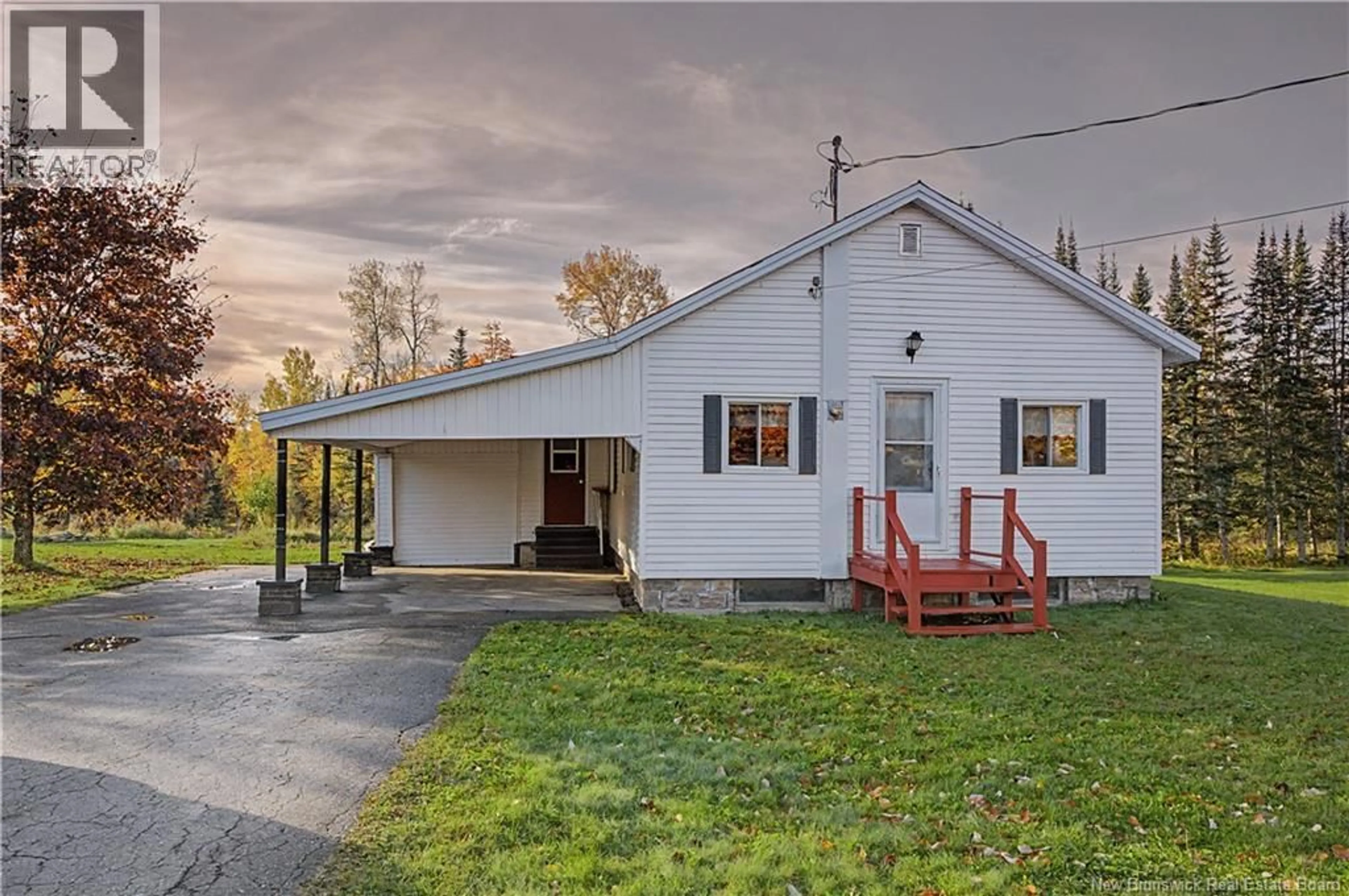 A pic from outside/outdoor area/front of a property/back of a property/a pic from drone, unknown for 732 HWY 435, Maple Glen New Brunswick E1V4X2