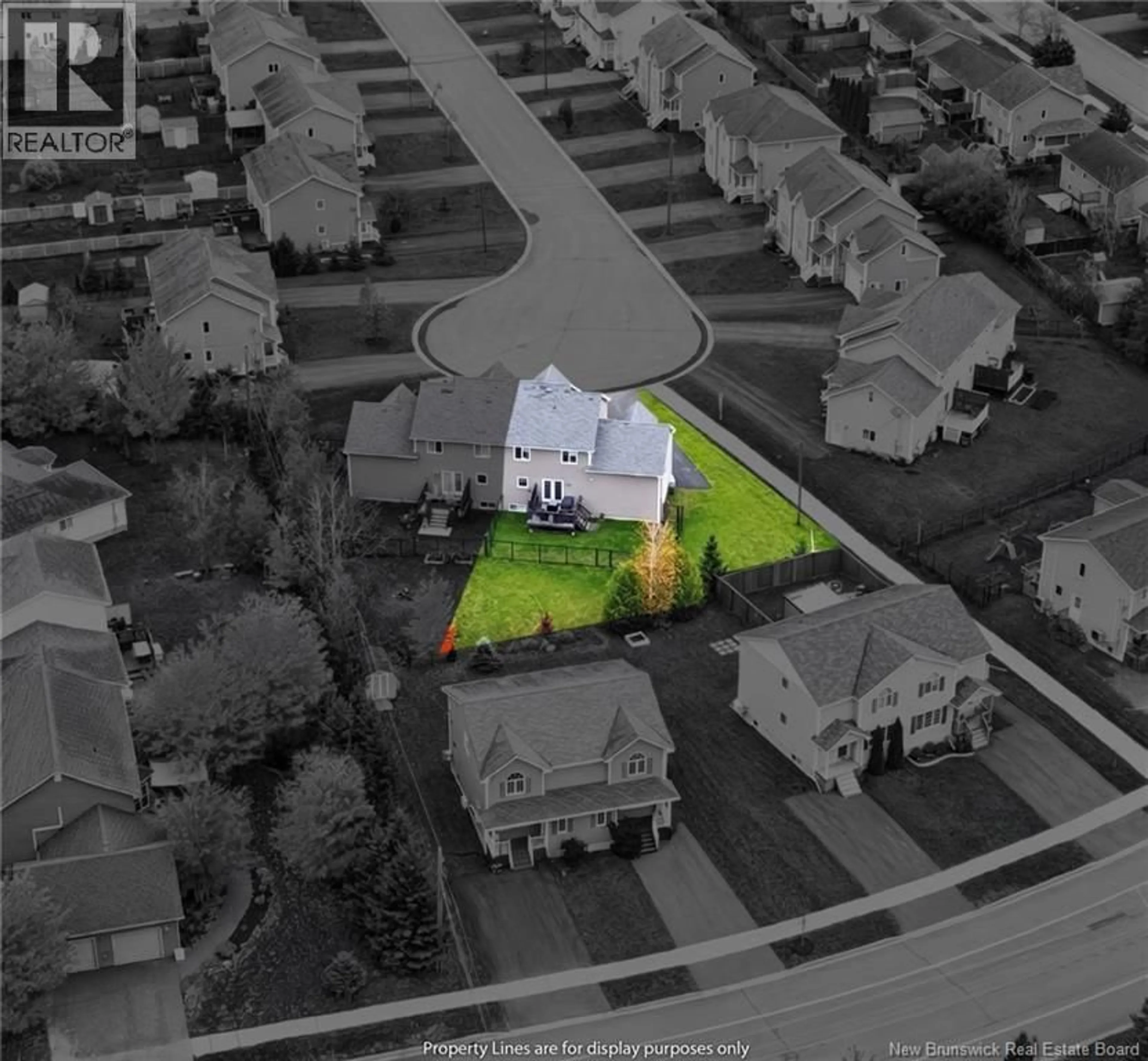 A pic from outside/outdoor area/front of a property/back of a property/a pic from drone, street for 125 RAINFORD COURT, Moncton New Brunswick E1G0Y3