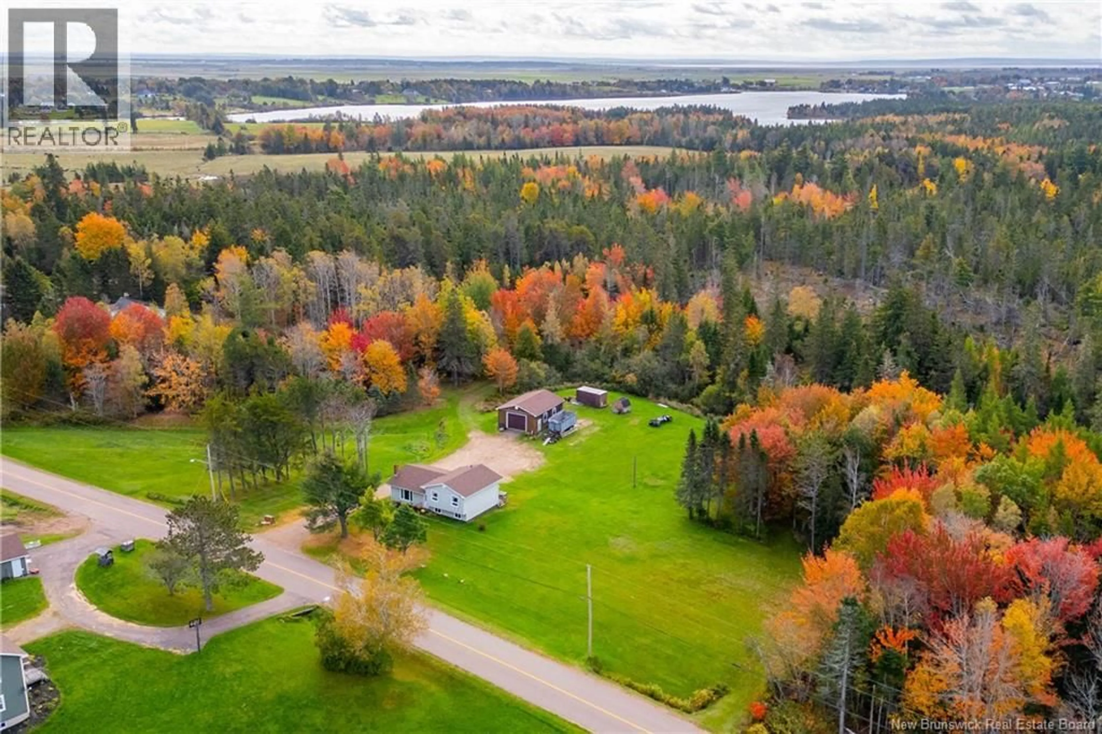 A pic from outside/outdoor area/front of a property/back of a property/a pic from drone, water/lake/river/ocean view for 166 MOUNT VIEW ROAD, Sackville New Brunswick E4L1N4