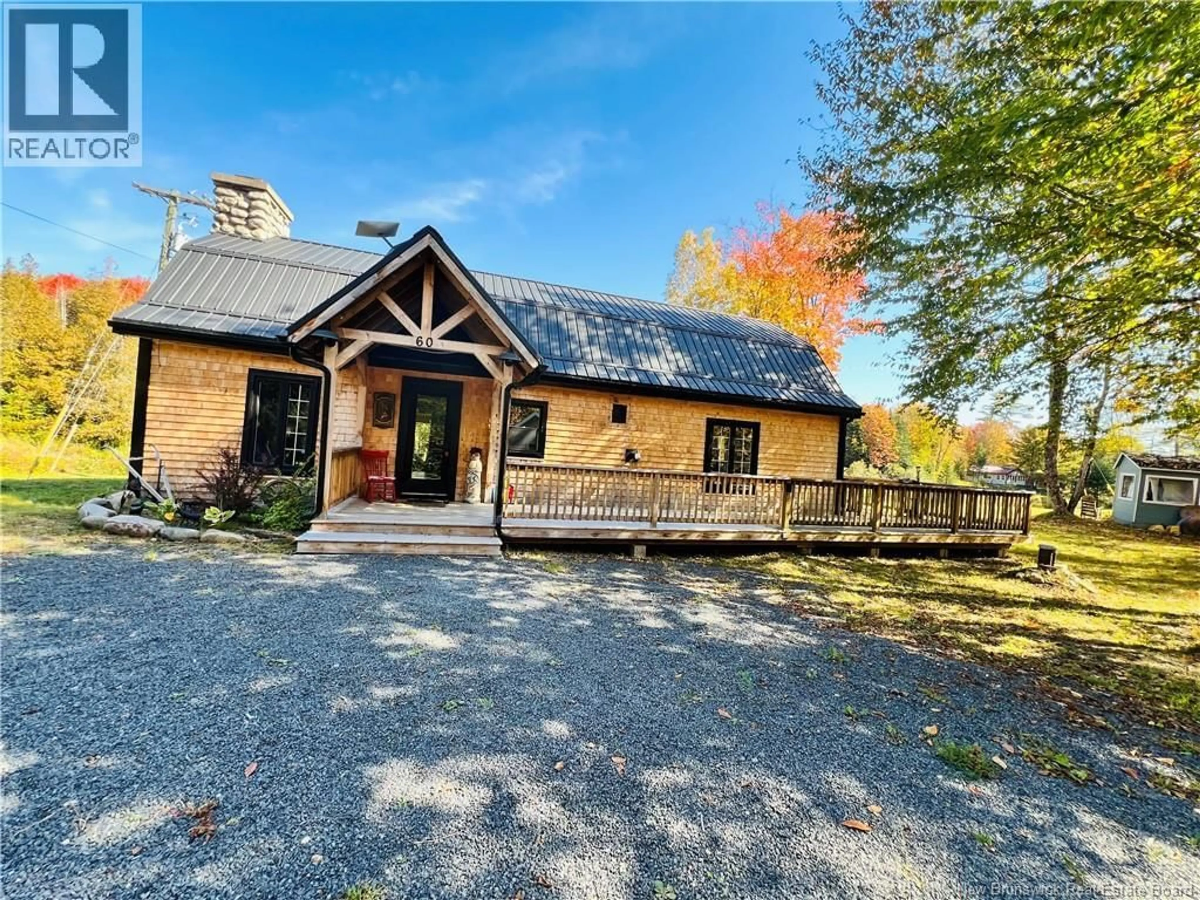 A pic from outside/outdoor area/front of a property/back of a property/a pic from drone, unknown for 60 MILL ROAD ROAD, Flume Ridge New Brunswick E6K0B4