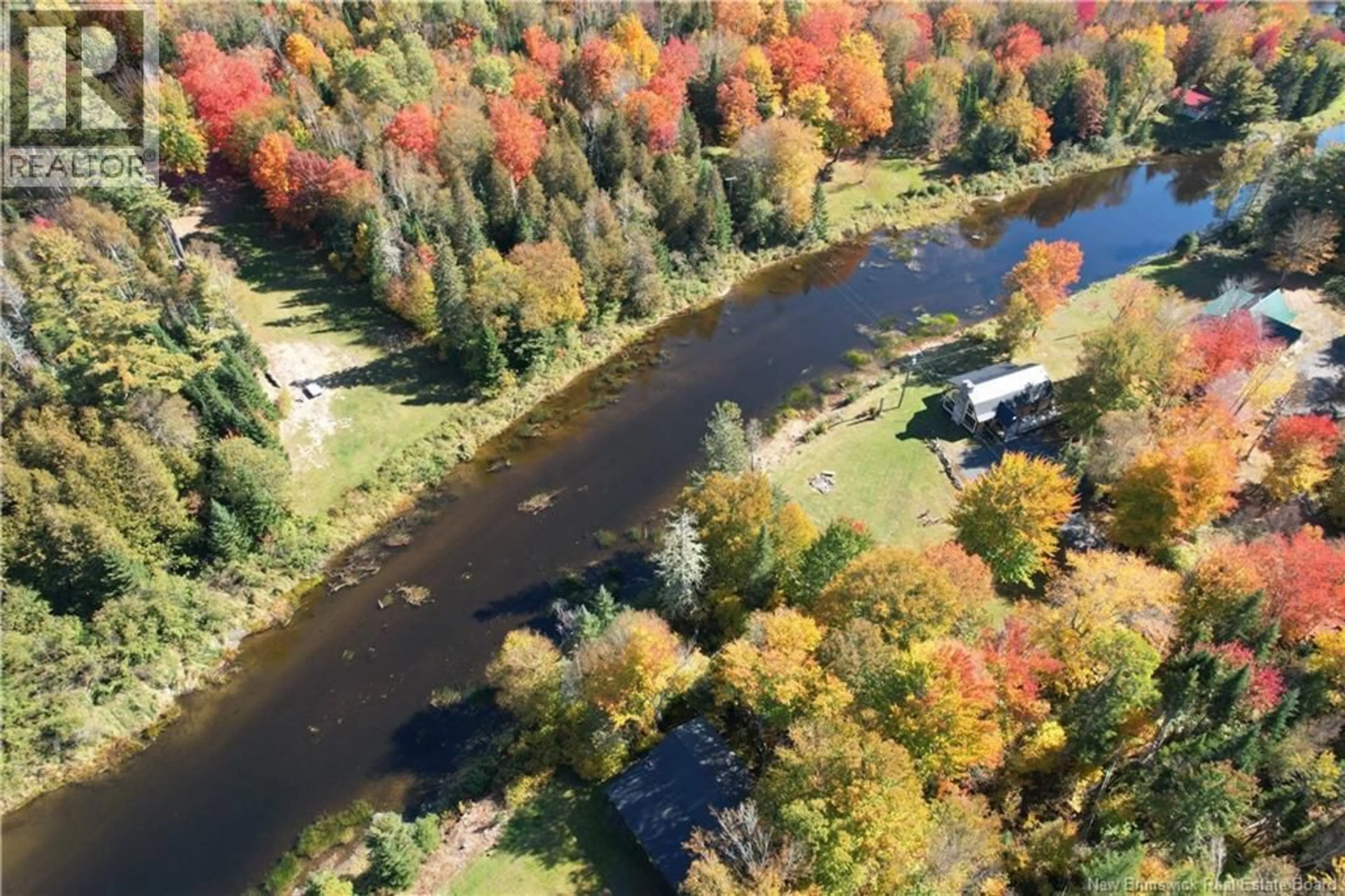 A pic from outside/outdoor area/front of a property/back of a property/a pic from drone, water/lake/river/ocean view for 60 MILL ROAD ROAD, Flume Ridge New Brunswick E6K0B4