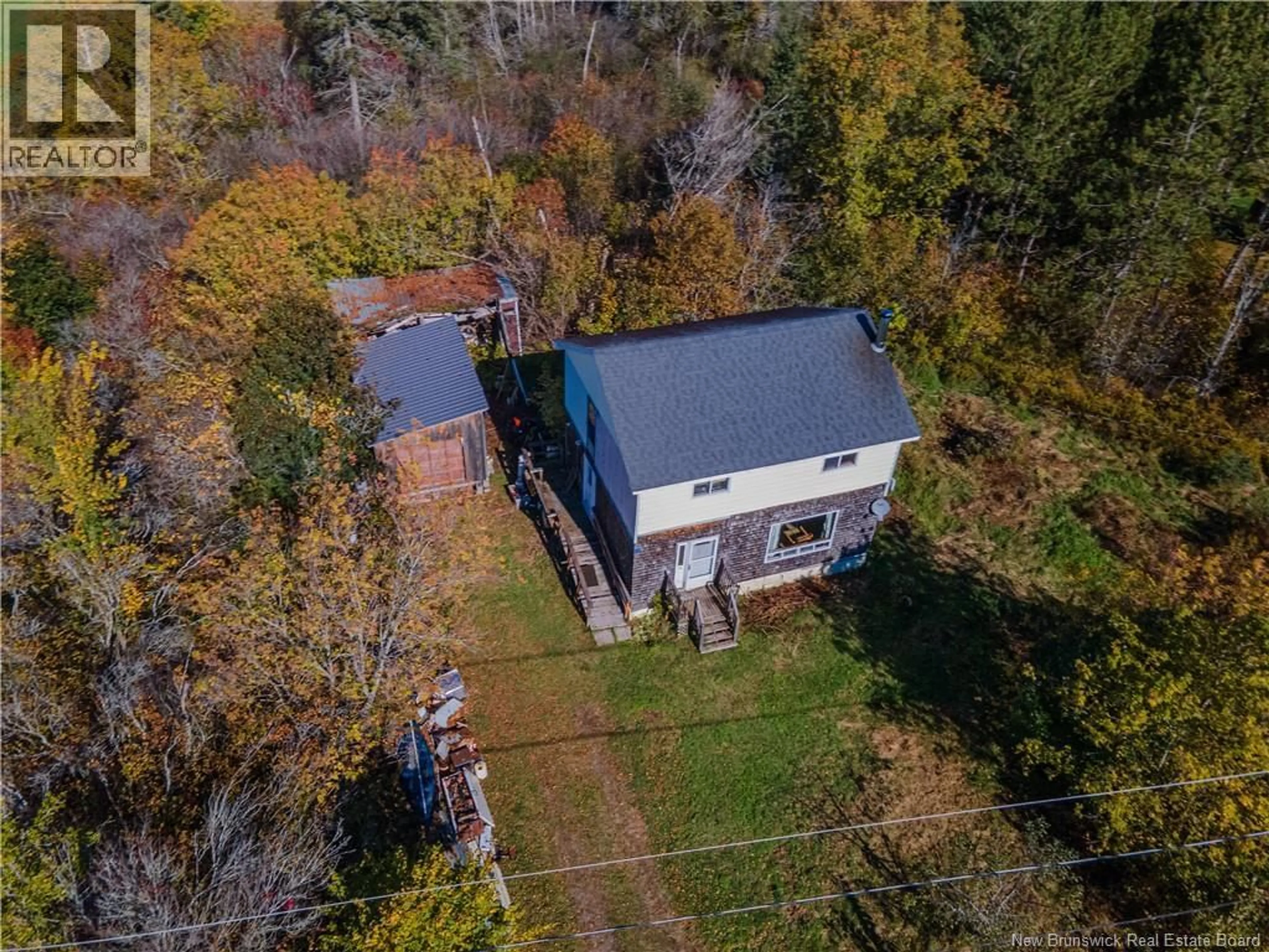 A pic from outside/outdoor area/front of a property/back of a property/a pic from drone, unknown for 77 PENOBSQUIS LOOP, Penobsquis New Brunswick E4G2B6