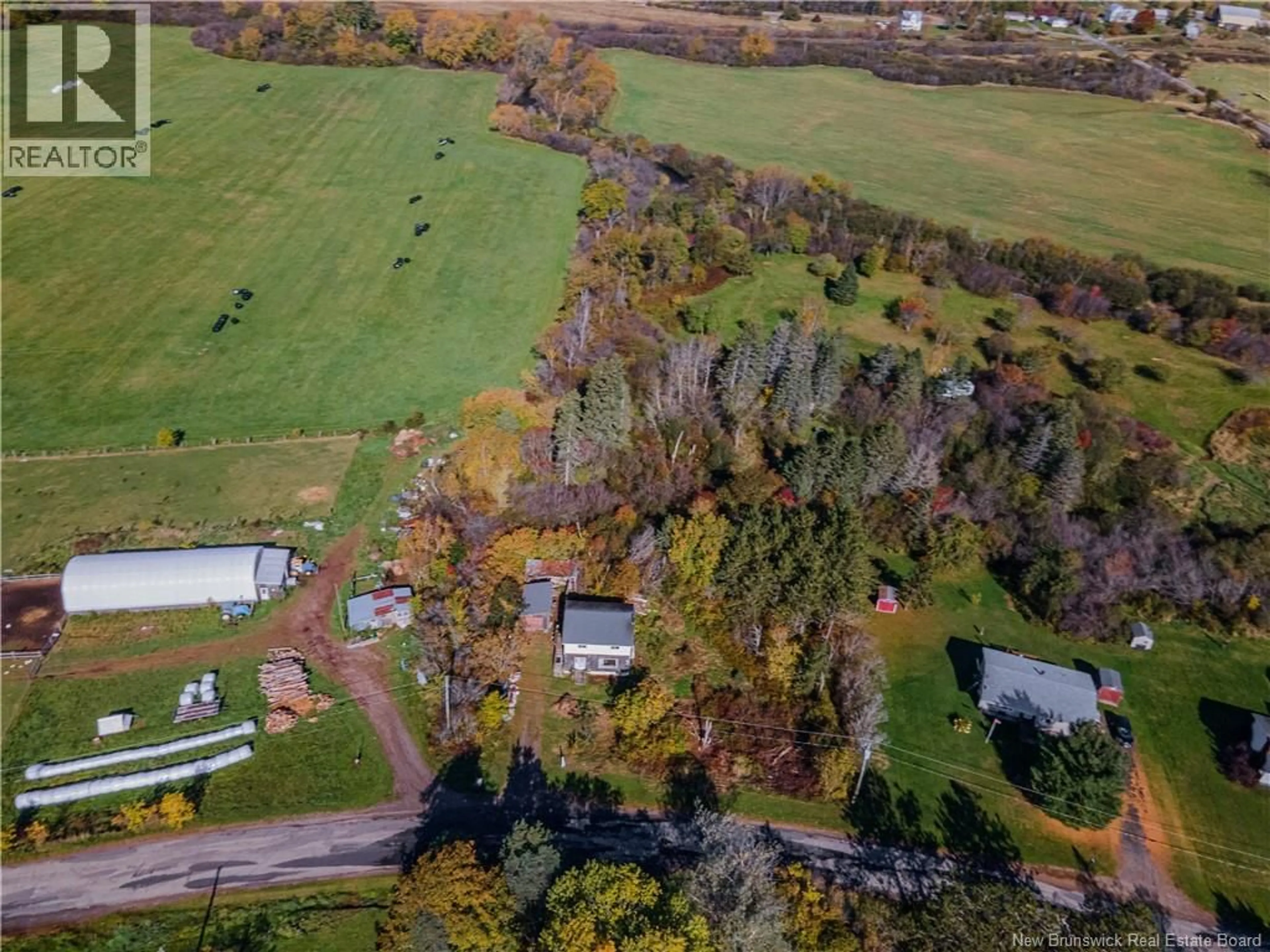 A pic from outside/outdoor area/front of a property/back of a property/a pic from drone, unknown for 77 PENOBSQUIS LOOP, Penobsquis New Brunswick E4G2B6