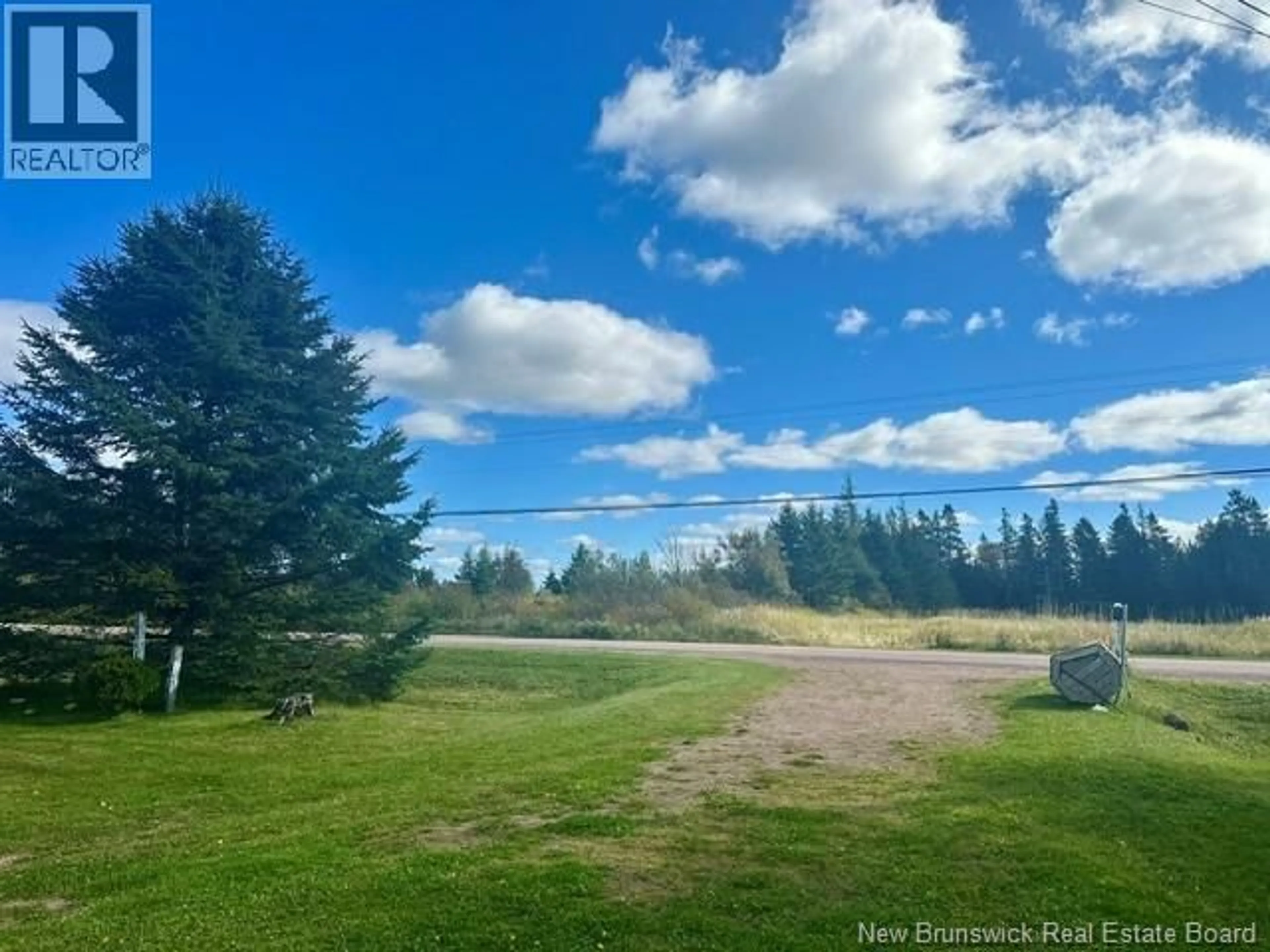 A pic from outside/outdoor area/front of a property/back of a property/a pic from drone, forest/trees view for 23 GREEN HILL ROAD, Aulac New Brunswick E4L2L7