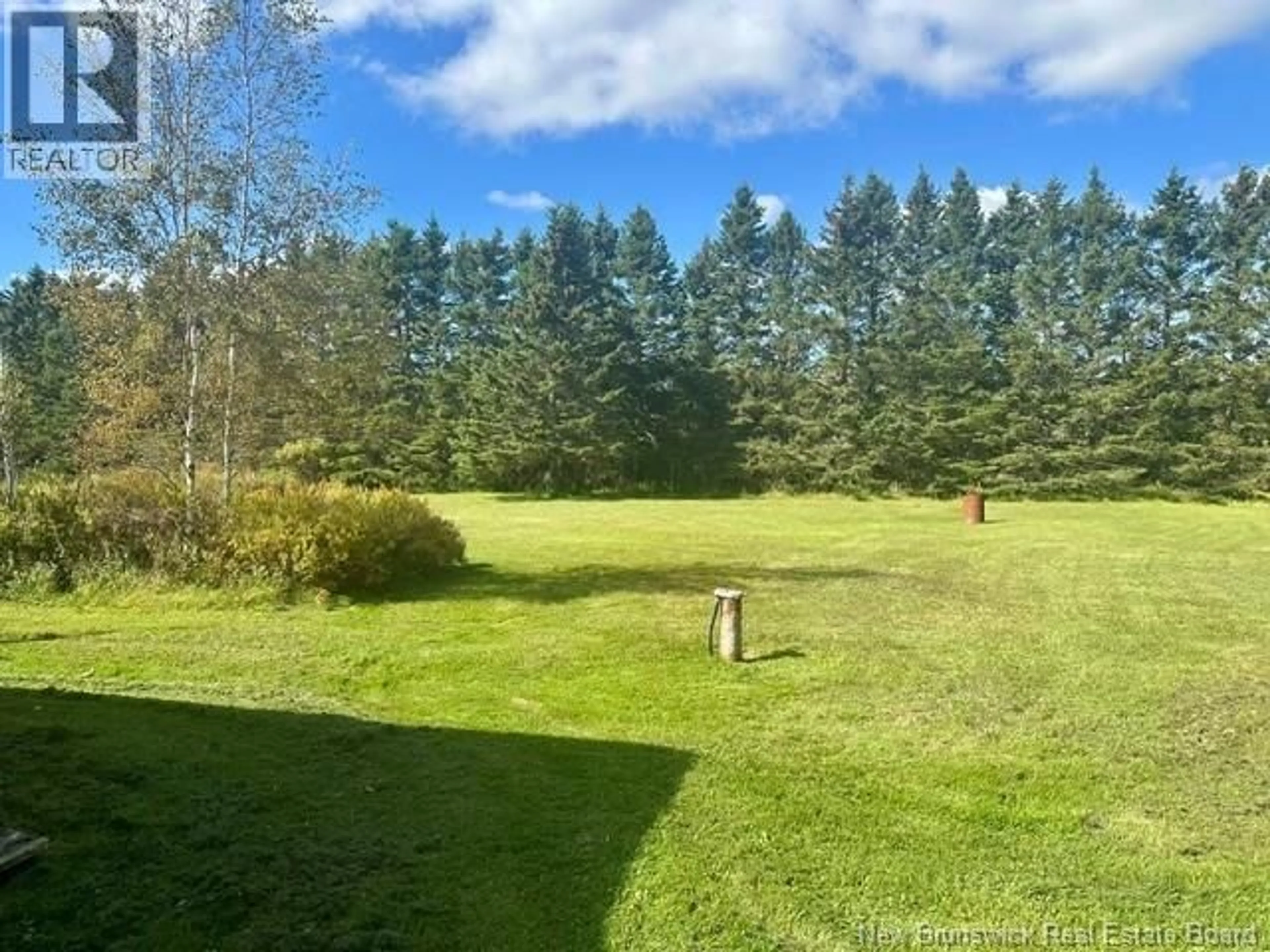 A pic from outside/outdoor area/front of a property/back of a property/a pic from drone, forest/trees view for 23 GREEN HILL ROAD, Aulac New Brunswick E4L2L7