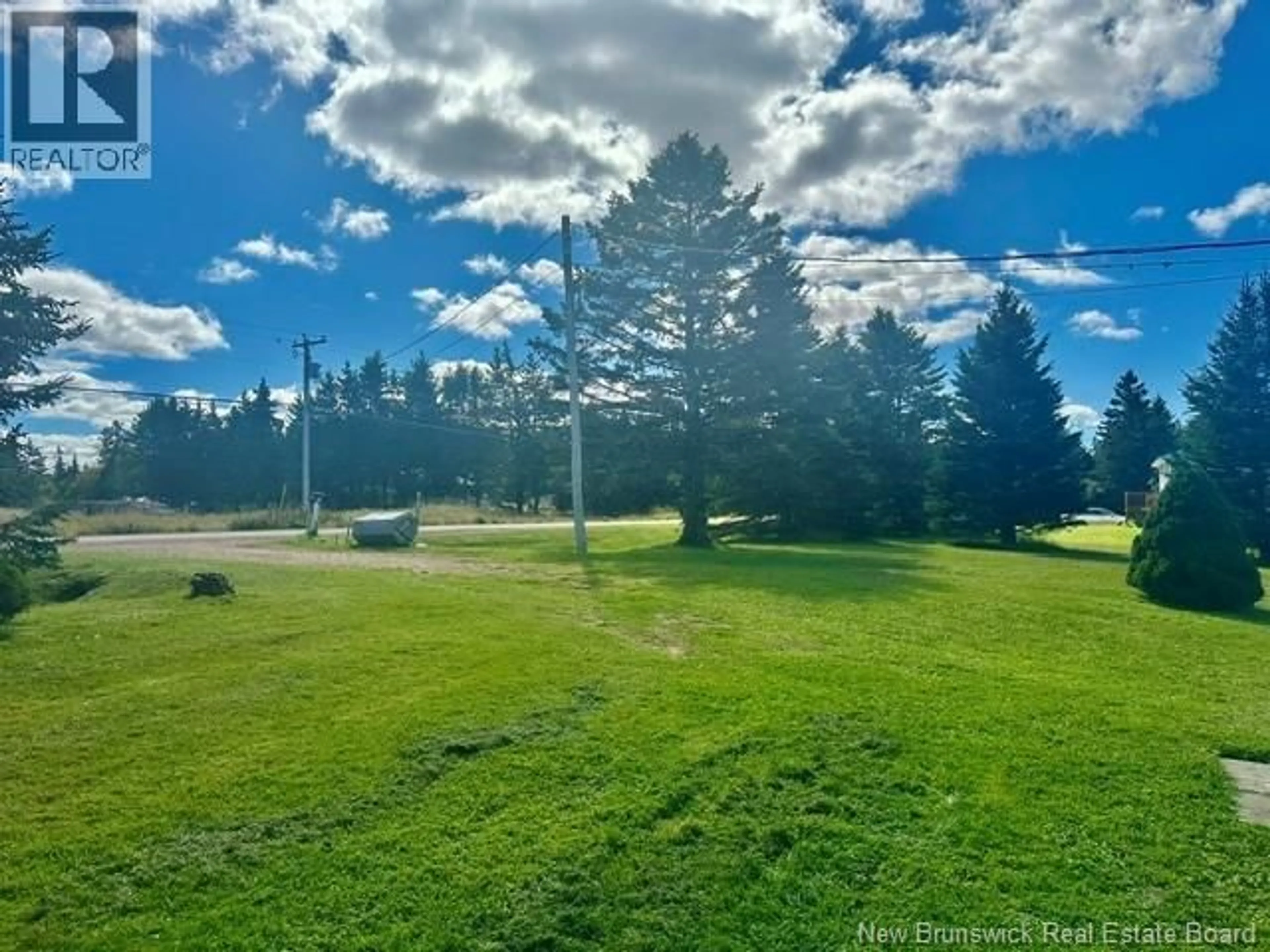 A pic from outside/outdoor area/front of a property/back of a property/a pic from drone, forest/trees view for 23 GREEN HILL ROAD, Aulac New Brunswick E4L2L7