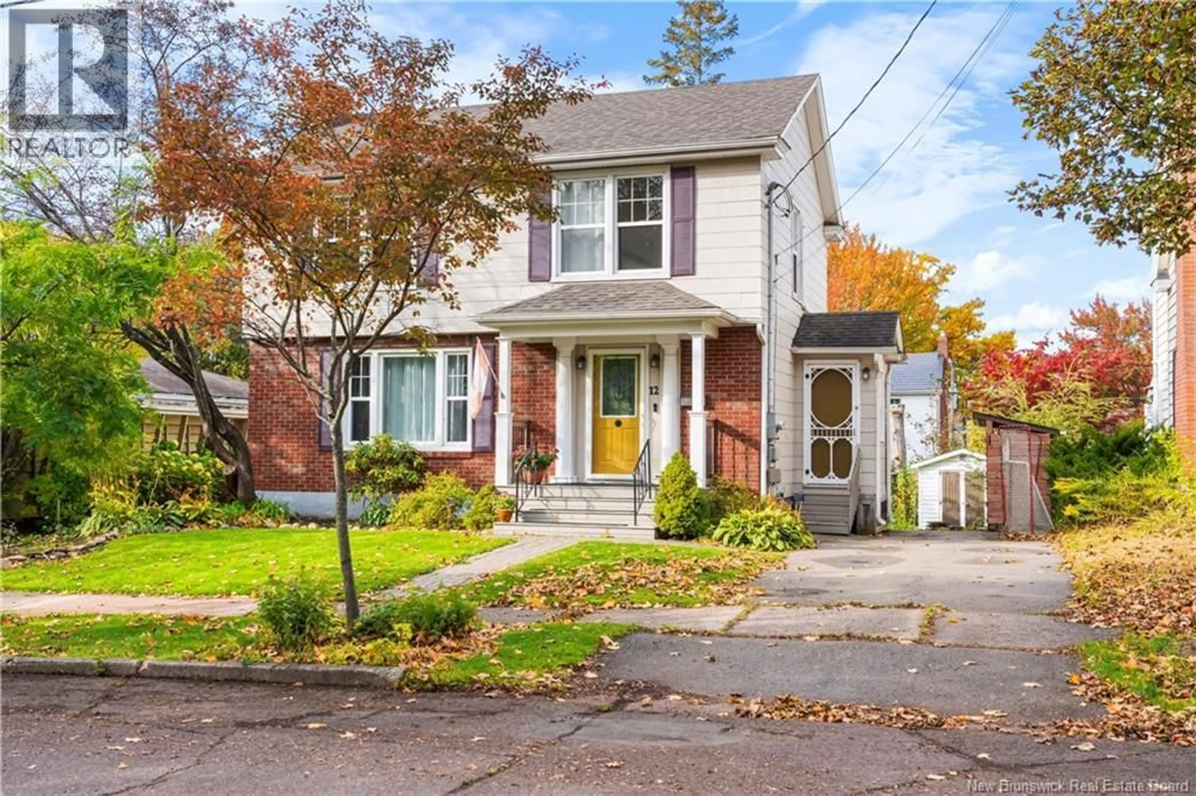 Home with vinyl exterior material, street for 12 FAIRVIEW DRIVE, Moncton New Brunswick E1E3C6