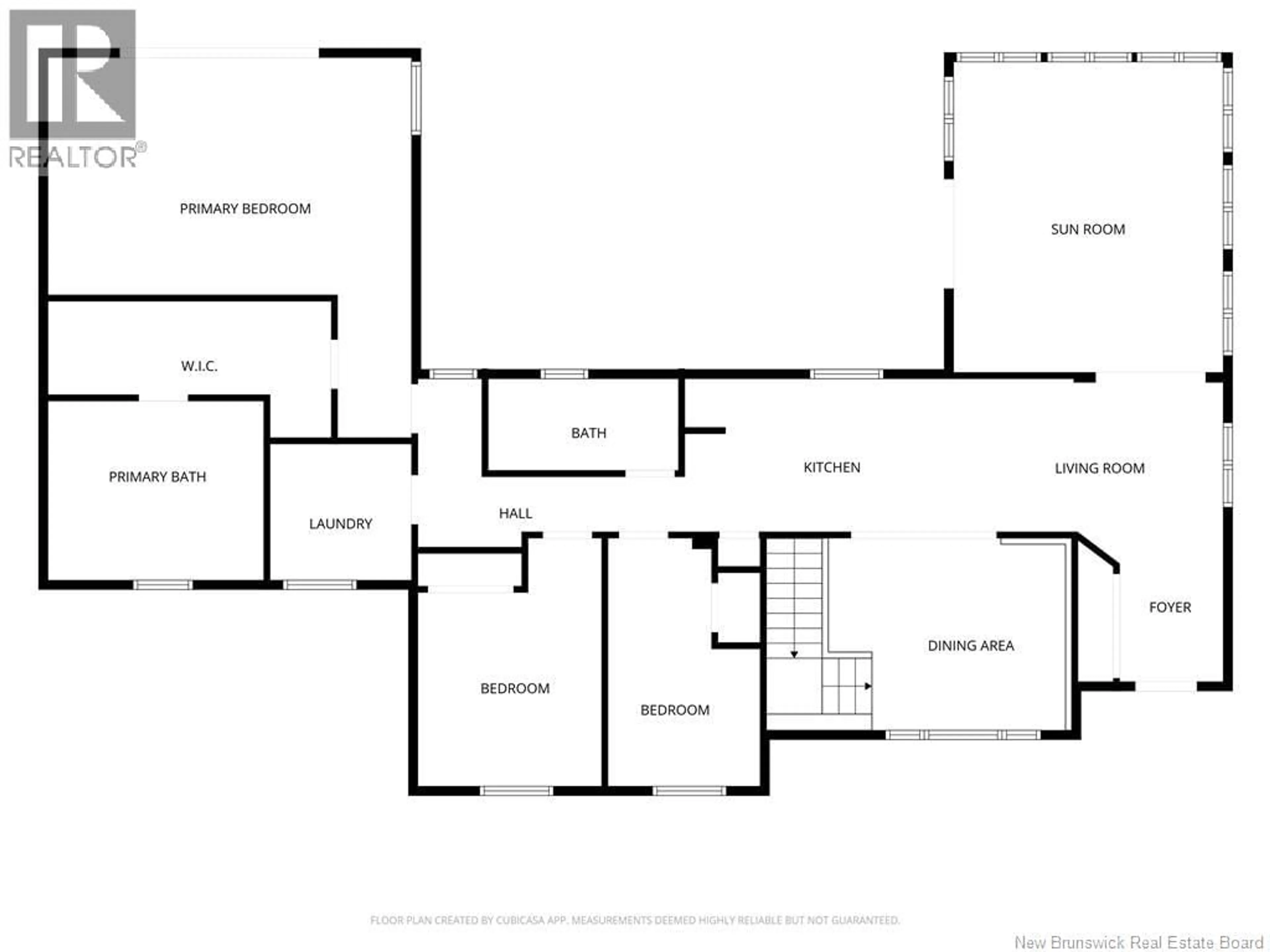 Floor plan for 1210 ROUTE 315, Dunlop New Brunswick E8K2N1