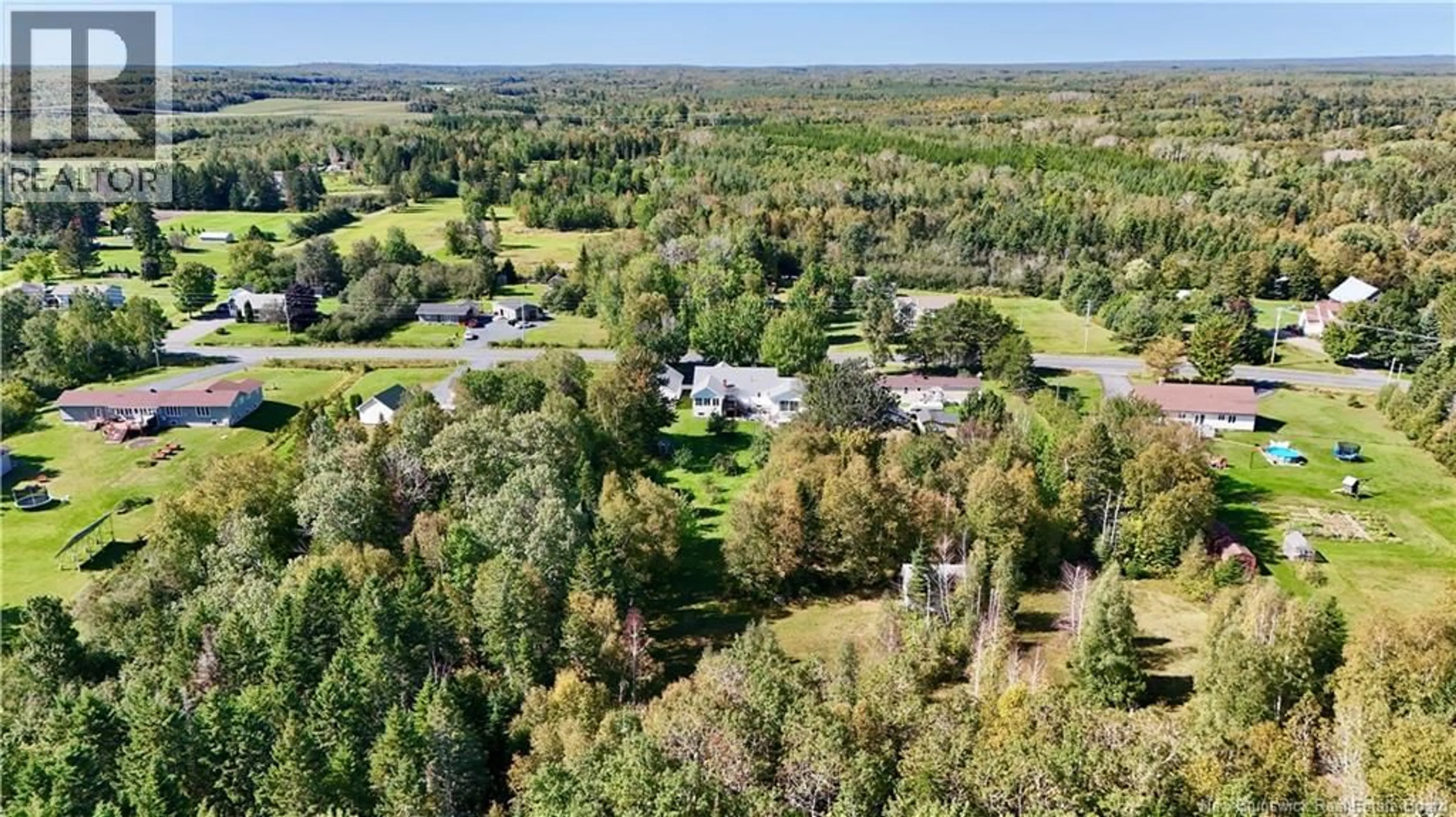 A pic from outside/outdoor area/front of a property/back of a property/a pic from drone, forest/trees view for 1210 ROUTE 315, Dunlop New Brunswick E8K2N1