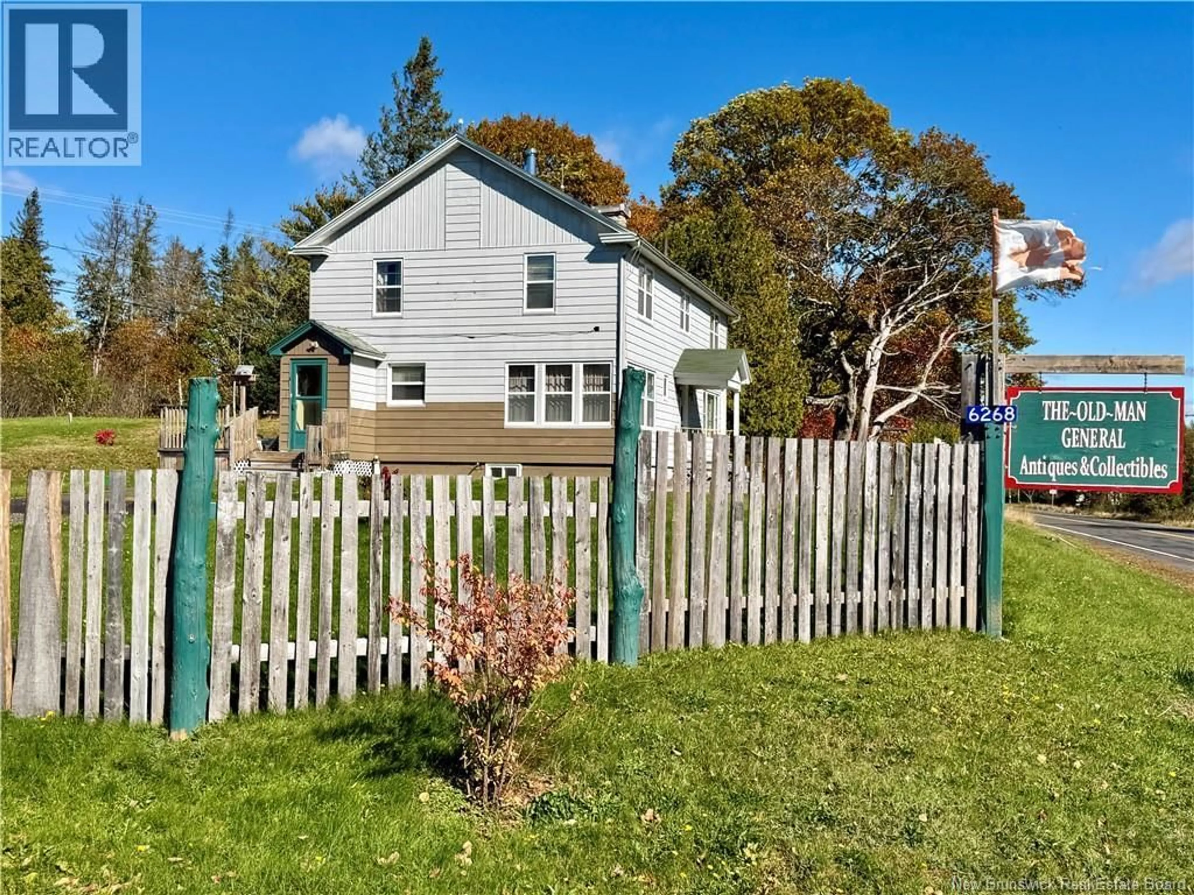 A pic from outside/outdoor area/front of a property/back of a property/a pic from drone, street for 6268 ROUTE 3, Lawrence Station New Brunswick E5A3C5