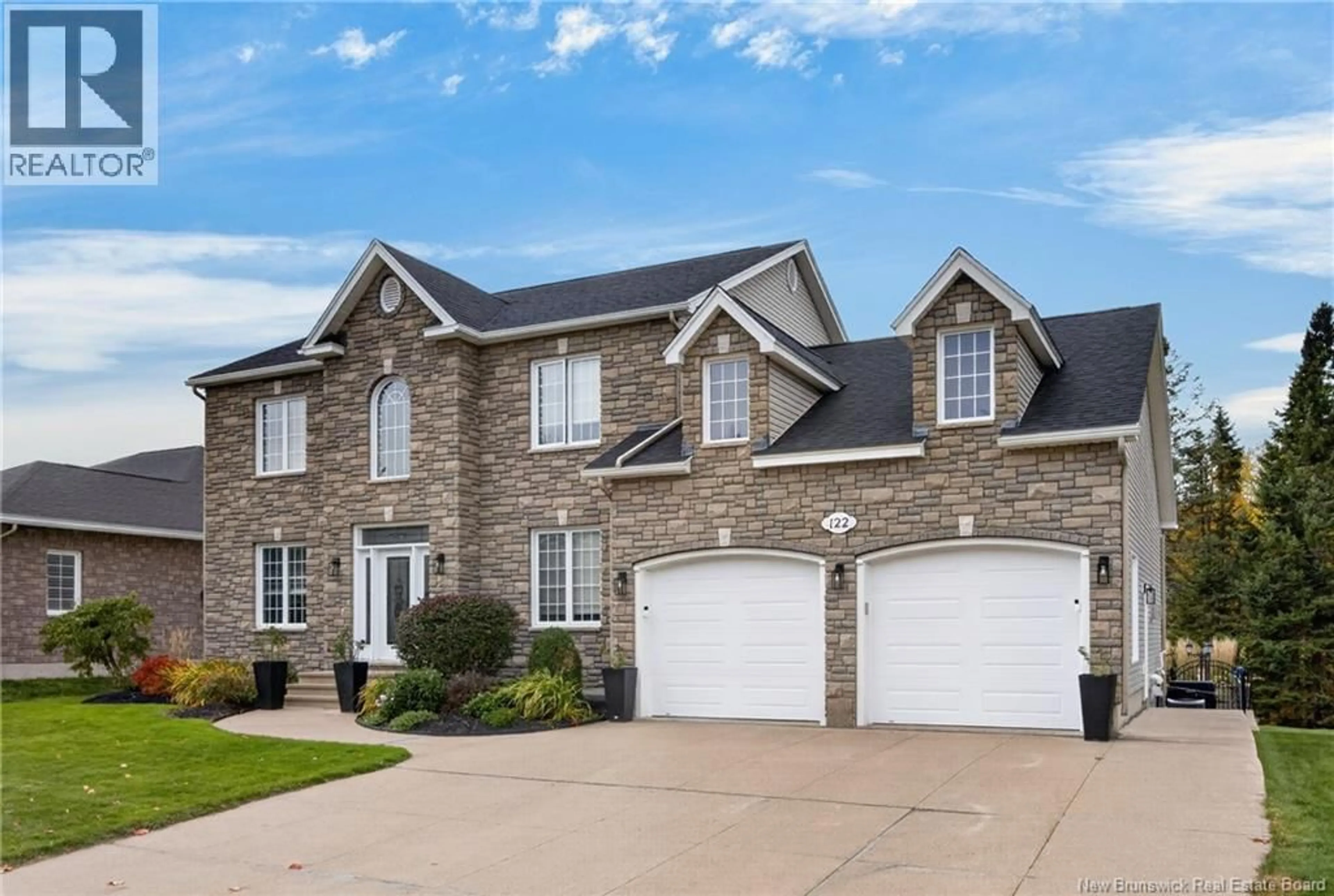 Home with brick exterior material, street for 122 SUMMERHILL ROW, Fredericton New Brunswick E3G0E9