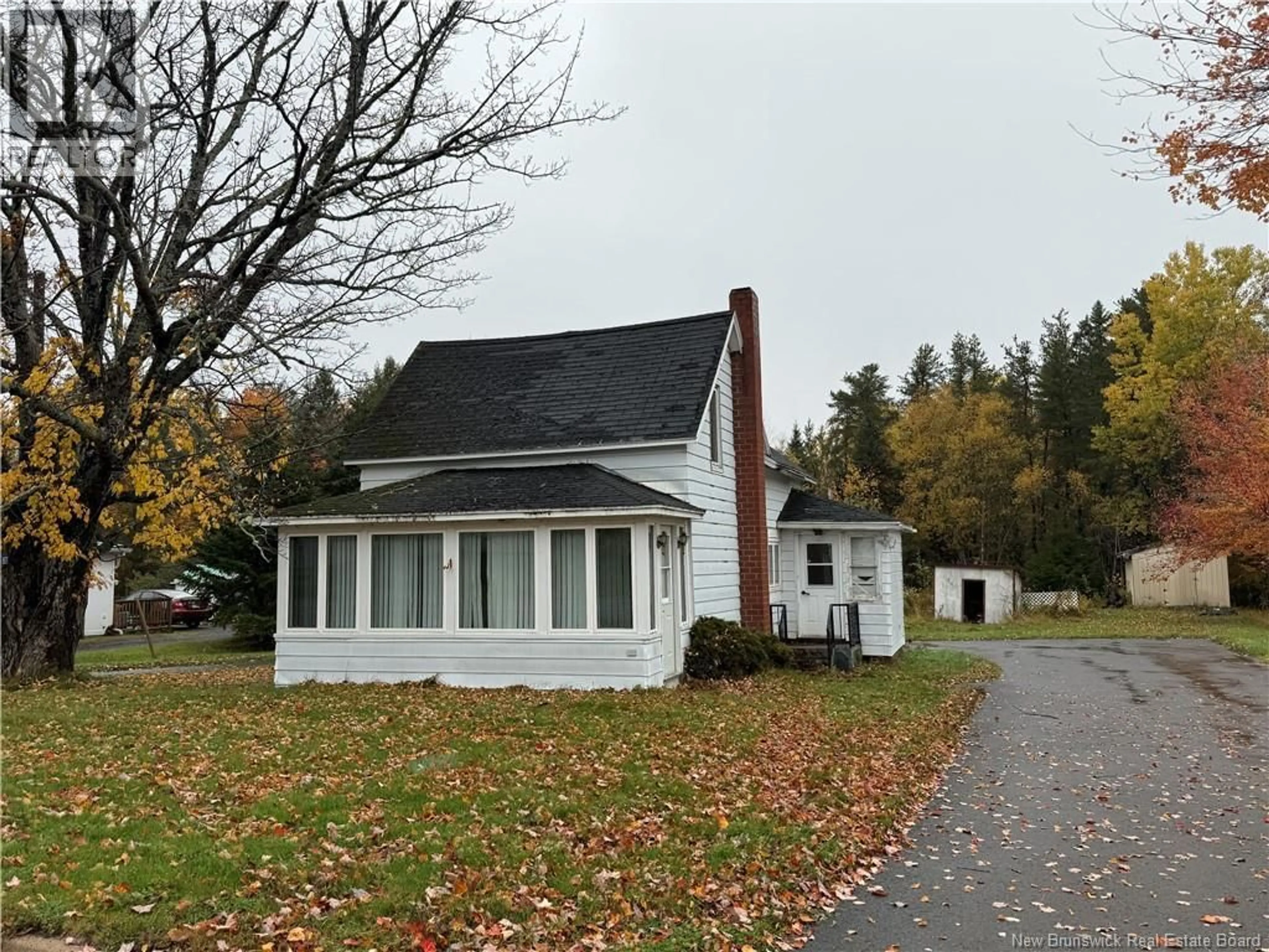 Home with vinyl exterior material, street for 87 RED BANK DRIVE, Chipman New Brunswick E4A2A1